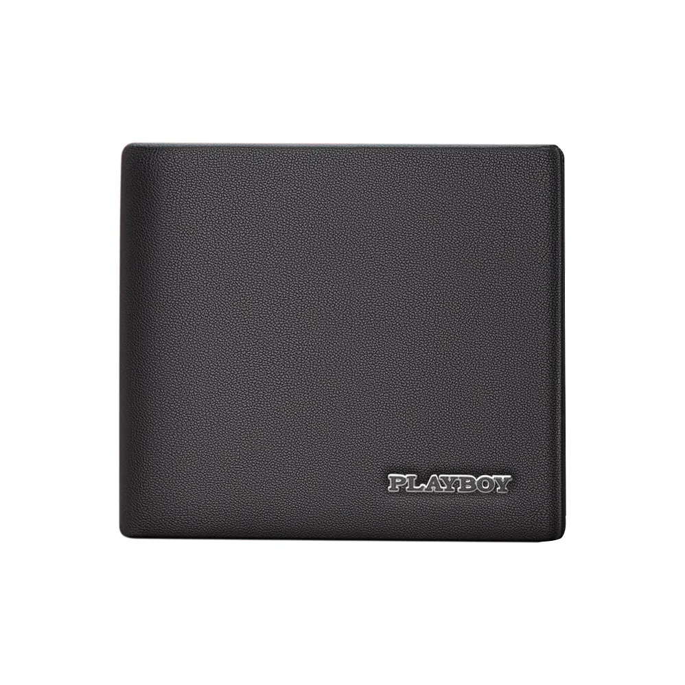 PLAYBOY Collaboration Кошелек из коровьей кожи стандартный мужской черный