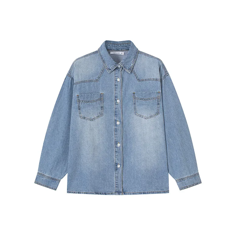 JEANSWEST Shirts Women's Light Blue