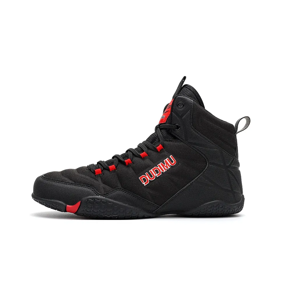 Sekretarion Профессиональная боксерская обувь для мужчин дышащая легкая с устойчивой подошвой высокие кроссовки для тренировок мужские