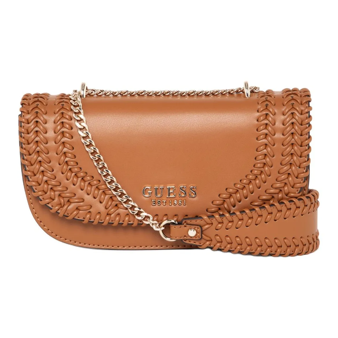 GUESS Сумка через плечо из искусственной кожи женская коричневая
