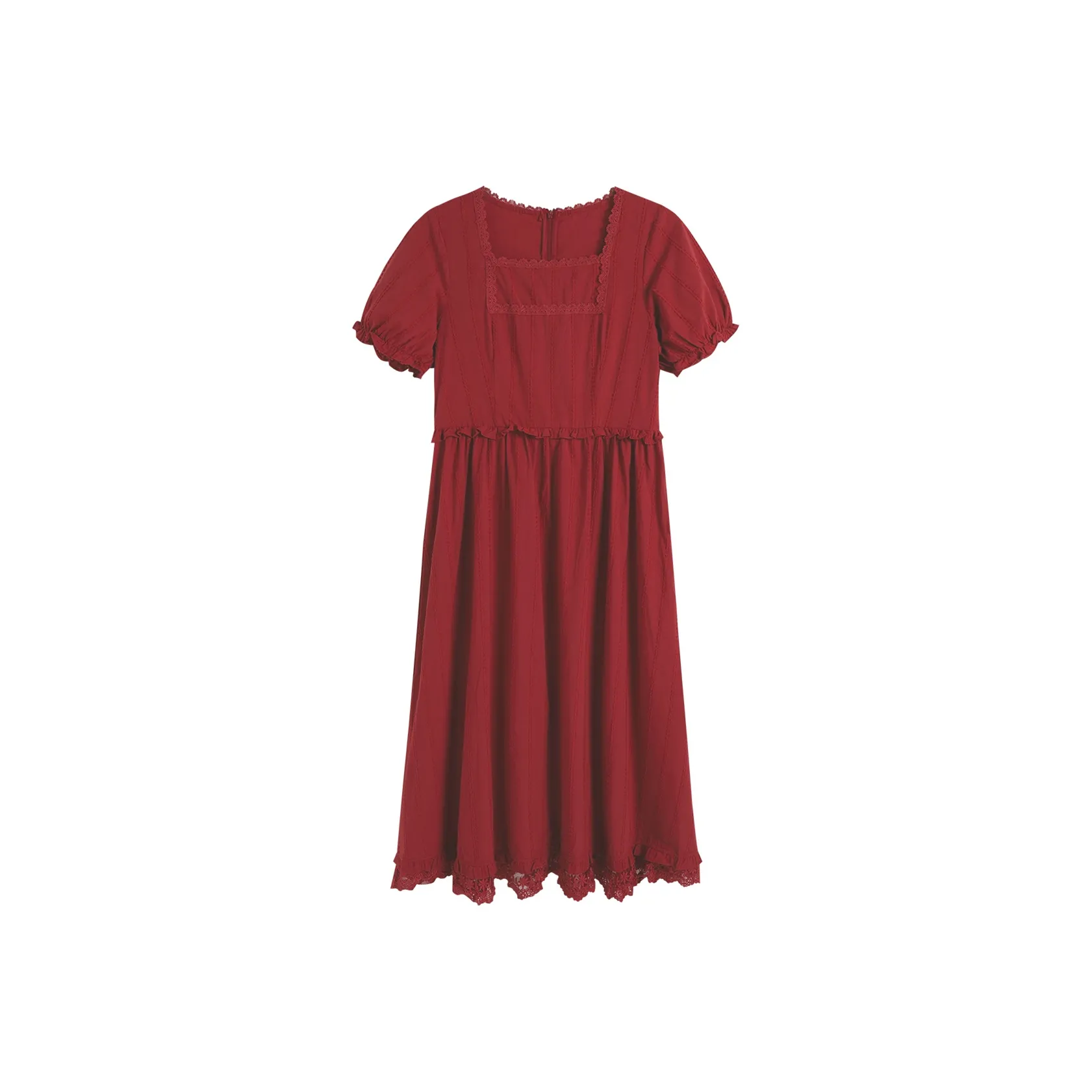 MIGU Red Женские Короткие Платья с Коротким Рукавом