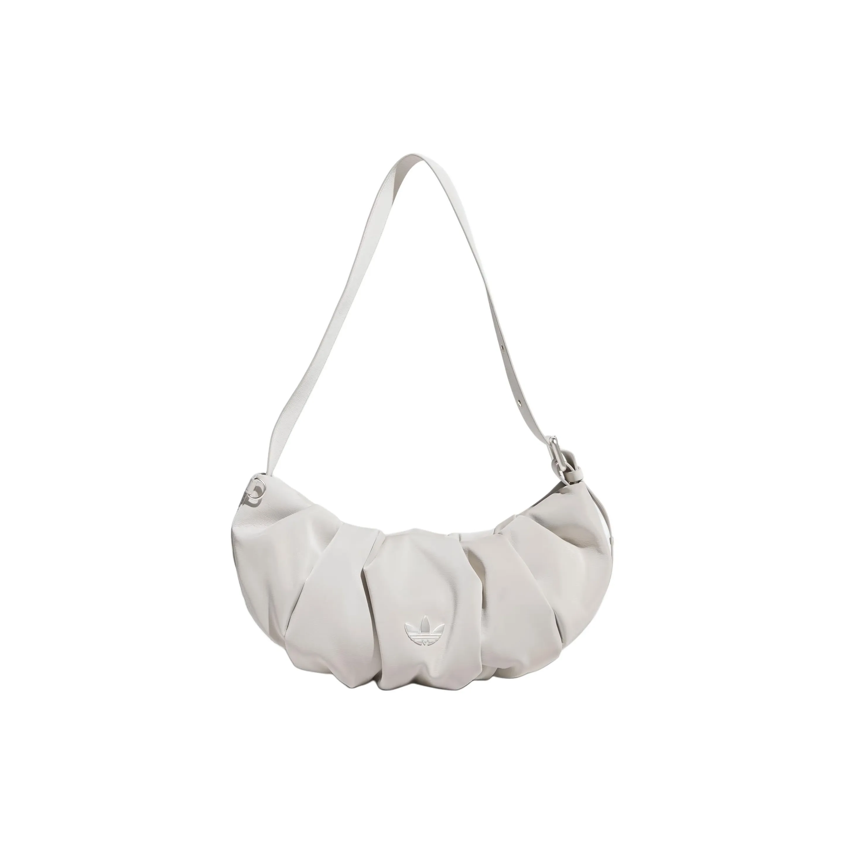 Adidas ПУ (полиуретан) Круассан Сумка Облачная Сумка Сумка через плечо Женская Светло-Серый