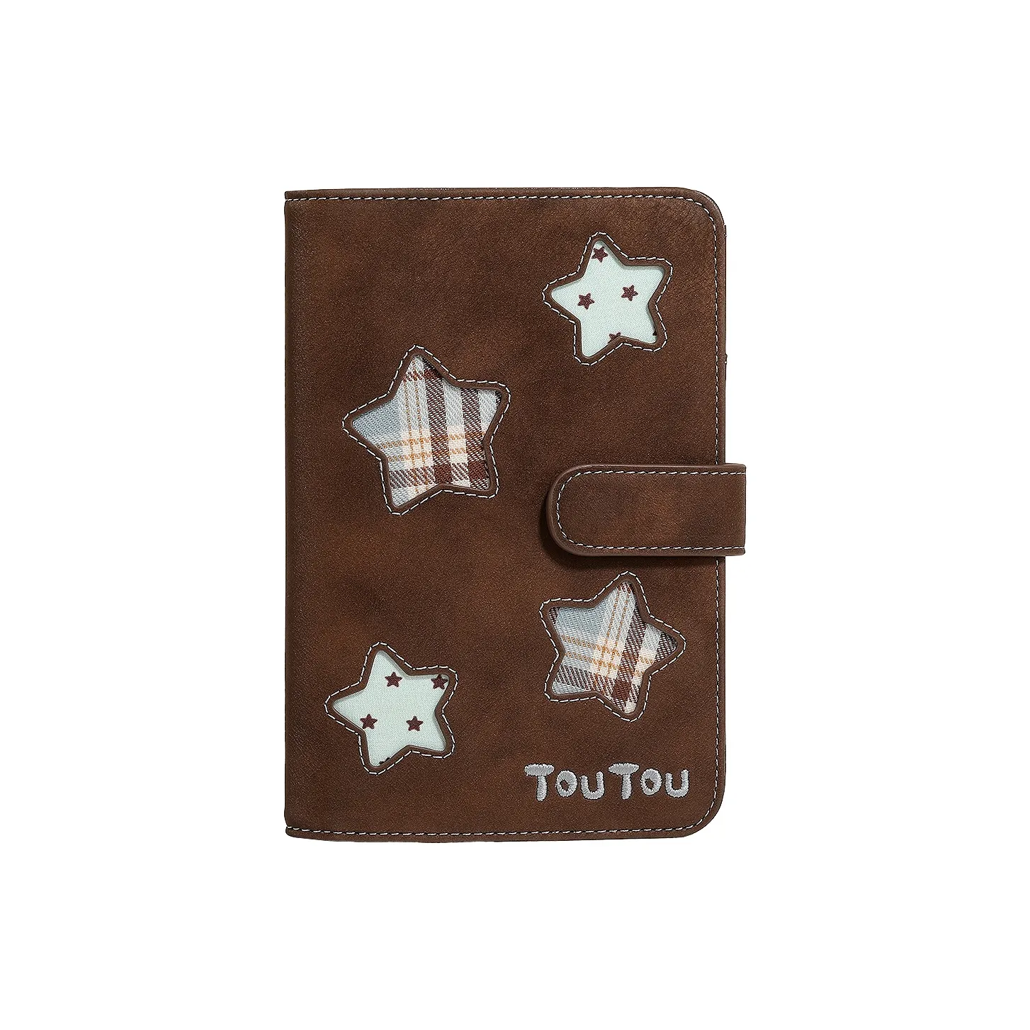 TOUTOU ПУ (полиуретан) Держатель для паспорта Стандартный Женский Шоколадный Коричневый