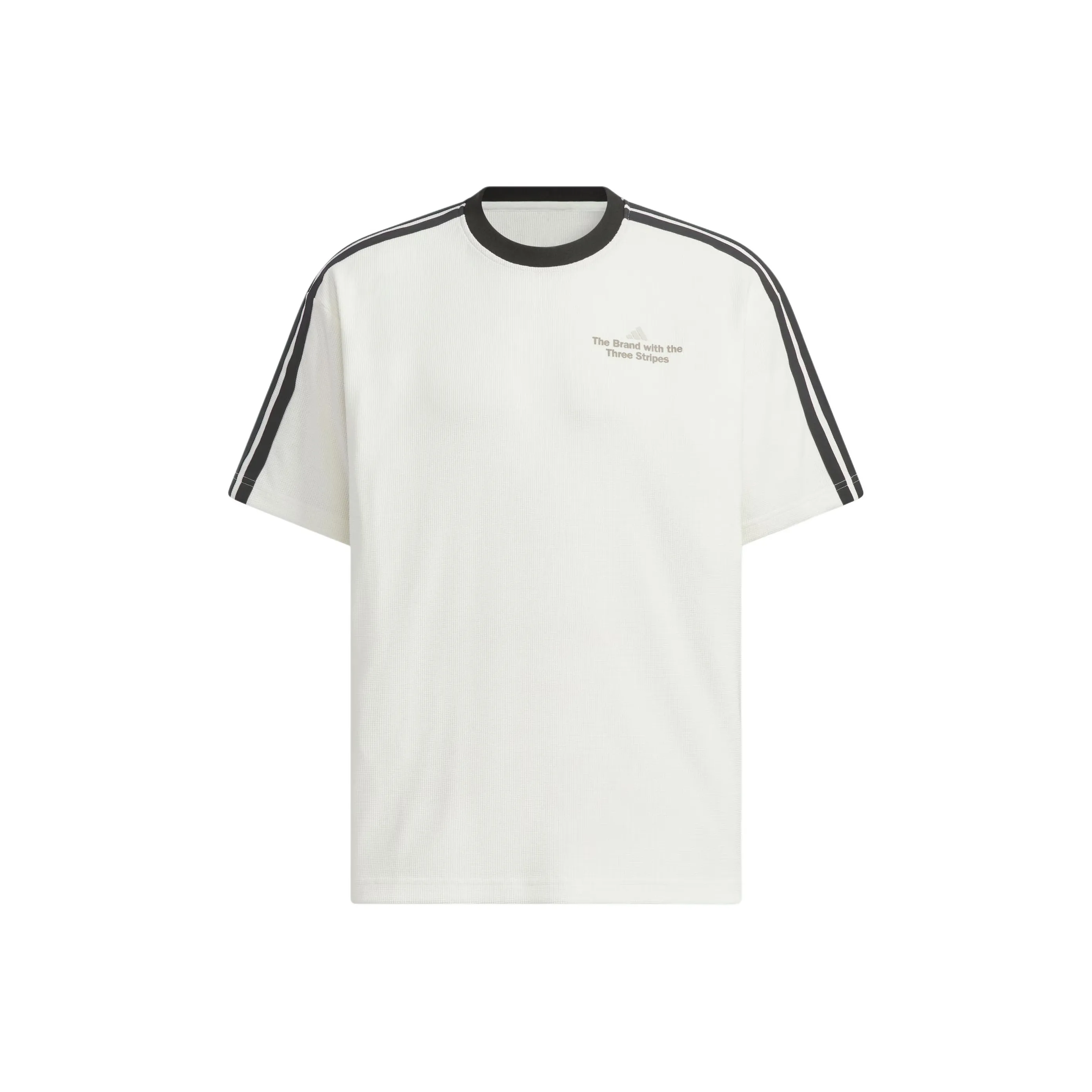 Adidas Нефрит Белый/Черный Мужская T-Рубашка