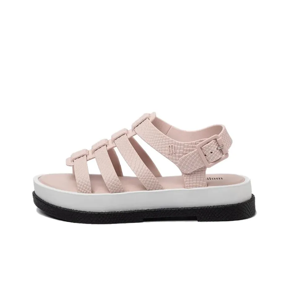 Melissa Flox III Snake AD Римские Сандалии 3 см Женские Розовые