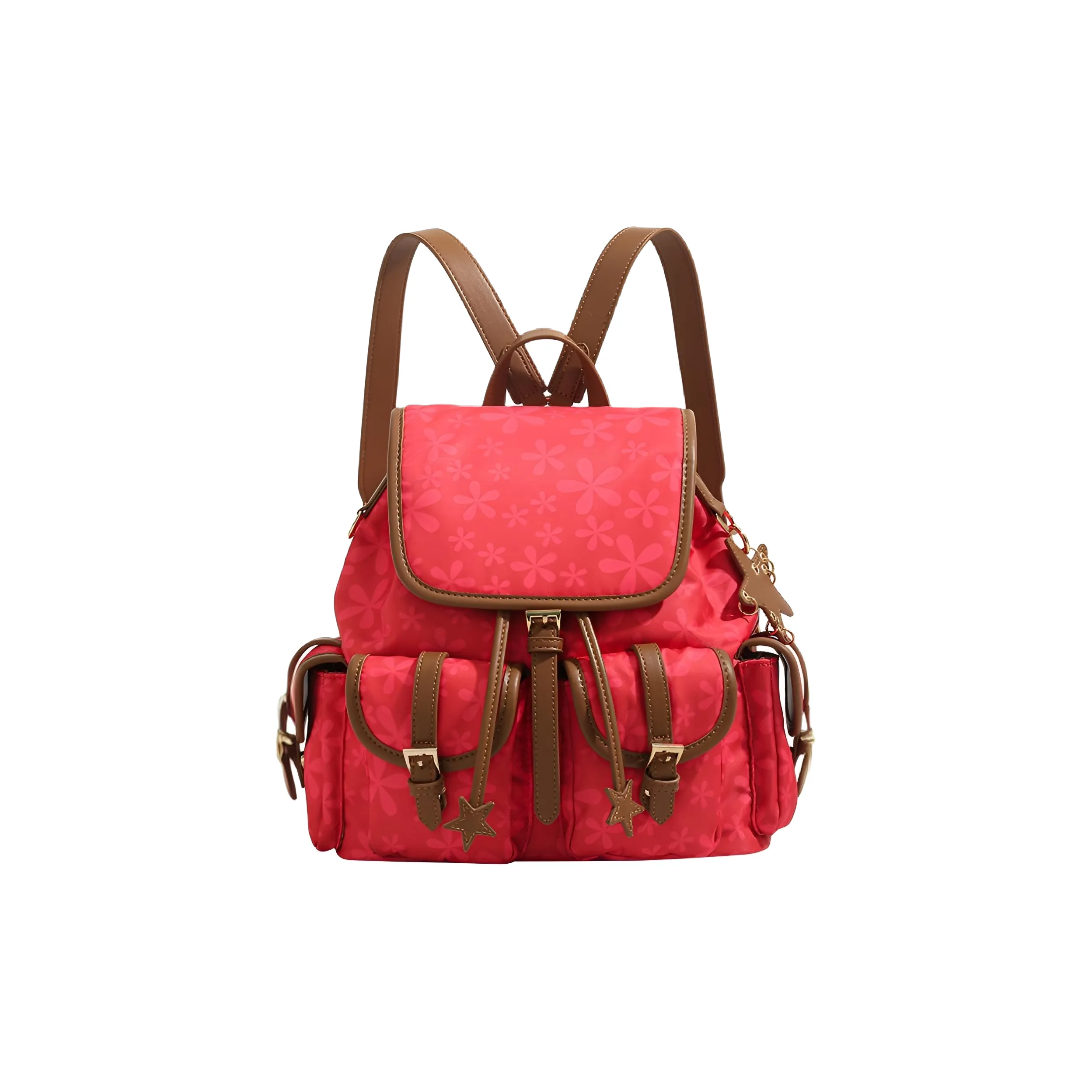 PAYOT Синтетическая кожа Рюкзак Женские Красный Белый