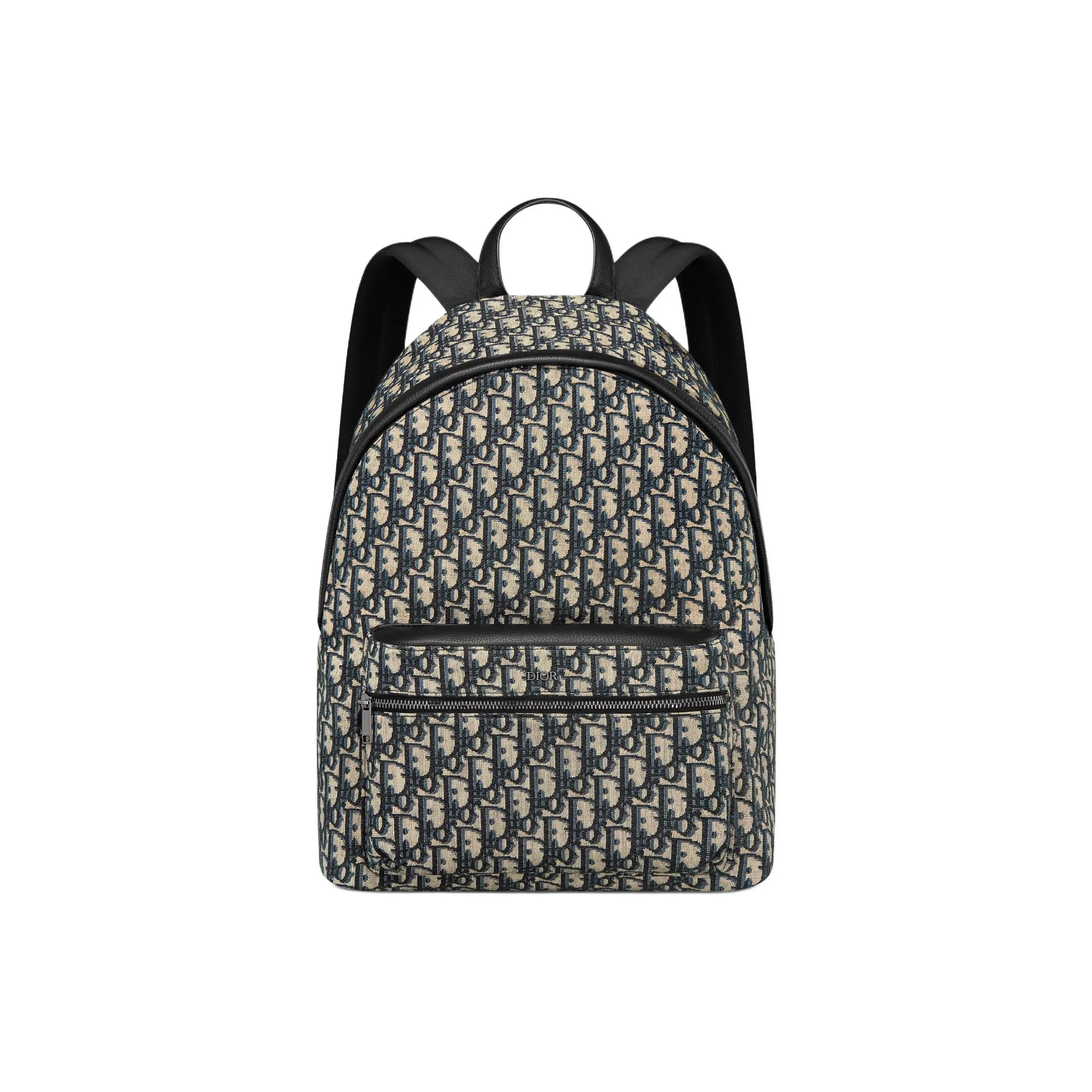 DIOR Fabric Backpack Men's Beige Black