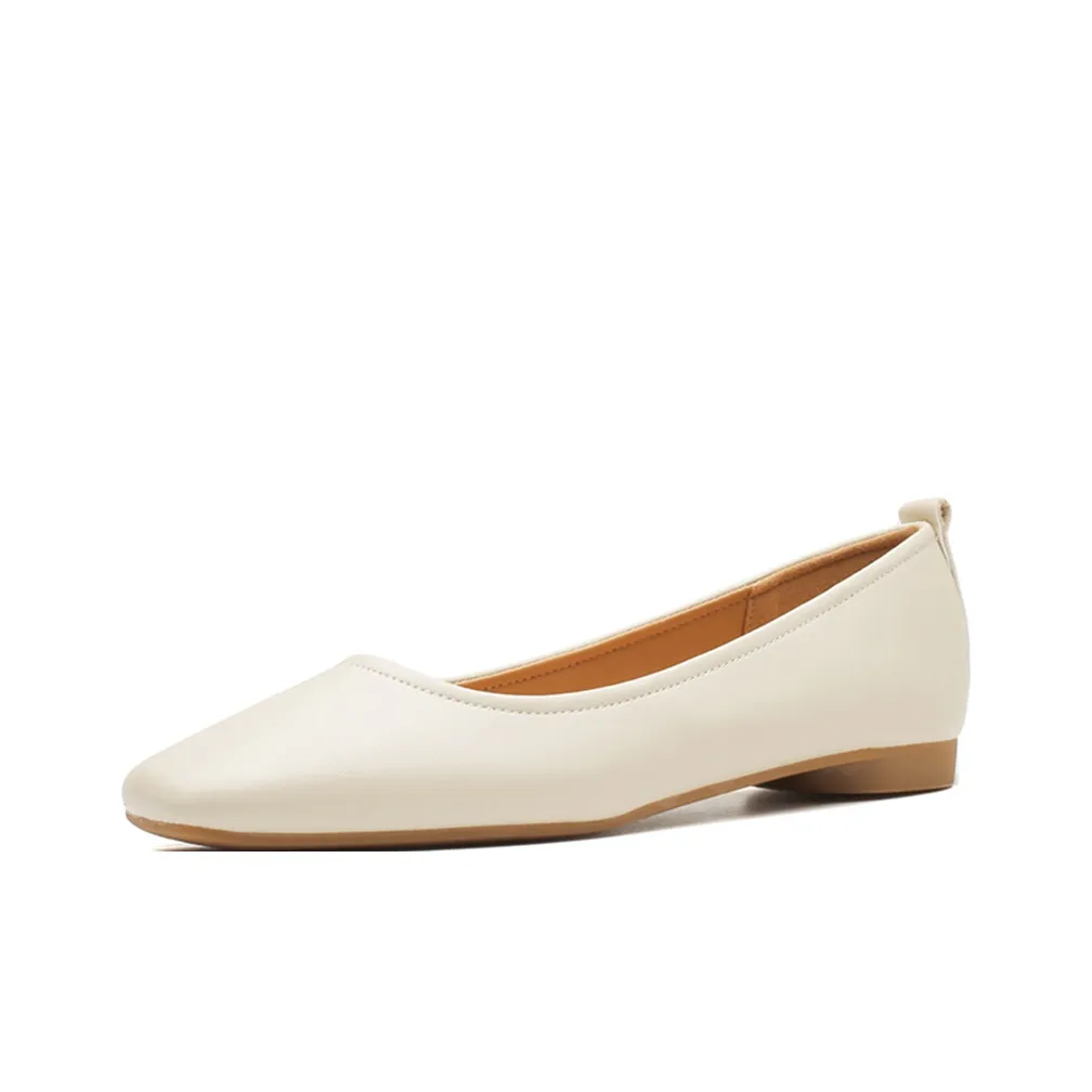 GOSO Женские повседневные туфли экрю для женщин