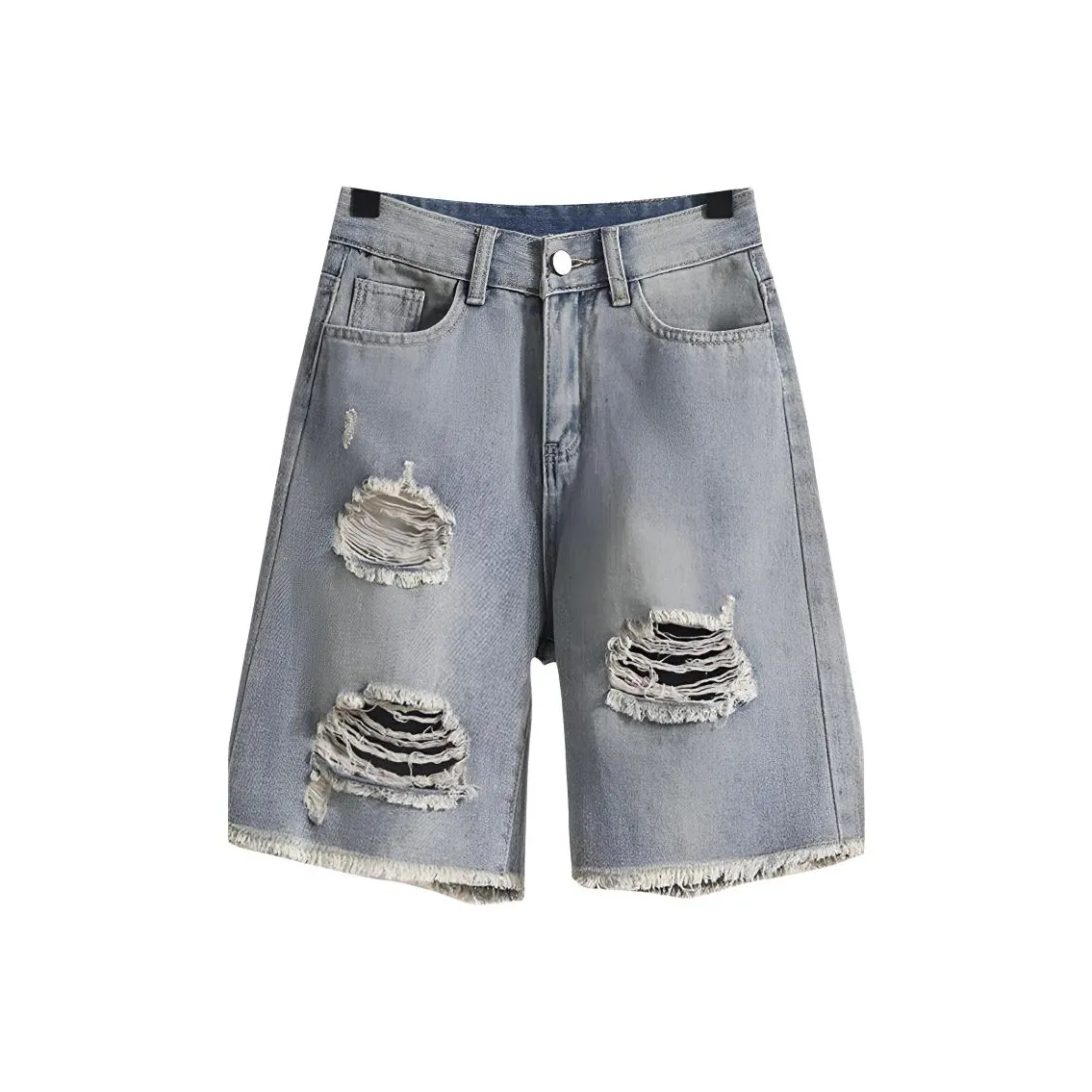 GOODHENLCE Синие унисекс джинсовые шорты