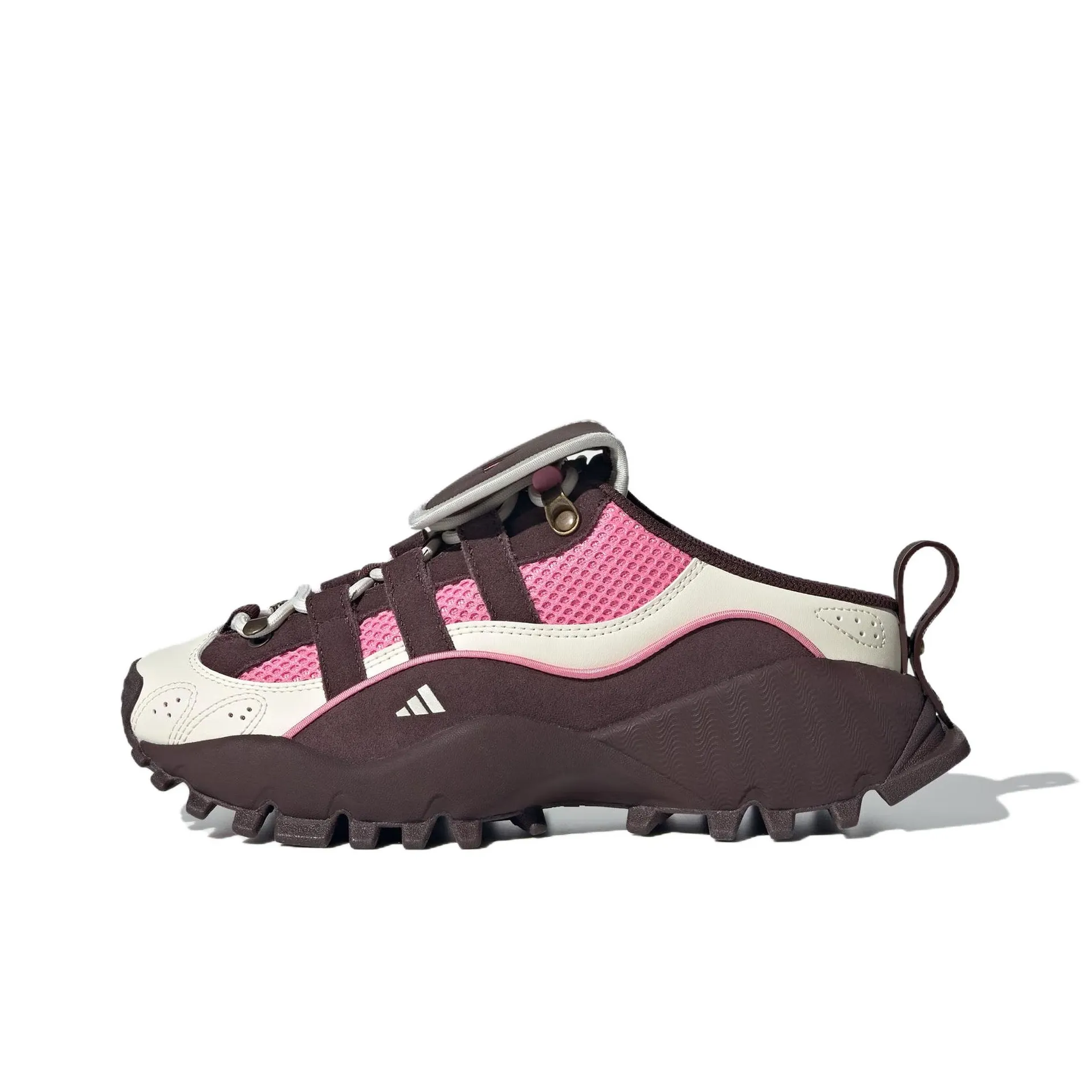 Adidas SEEULATER MULE Устойчивый к истиранию Низкий Топ Casual Женский Бежевый Коричневый