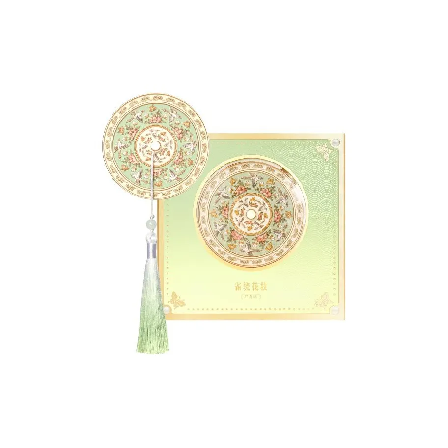 Gongtingbaobei Воробей Around Ветка цветка Companion Зеркала MAKE UP Портативный