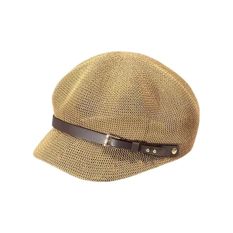 BOOLFEN Соломенная плетеная восьмиугольная кепка унисекс