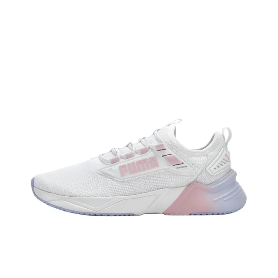 PUMA Retaliate 3 Амортизация Износостойкий Низкий Топ Детские Лайфстайл Обувь Белый Подростки