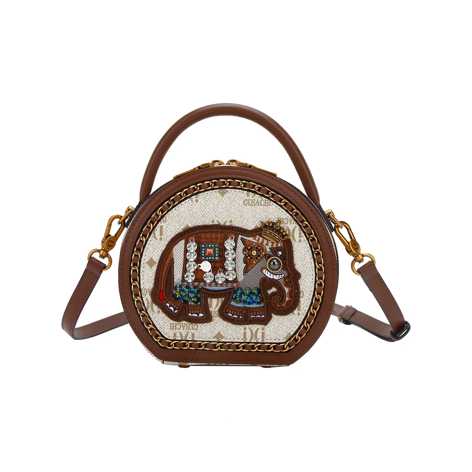 JANITINO ПУ (полиуретан) Сумка Женская Экрю