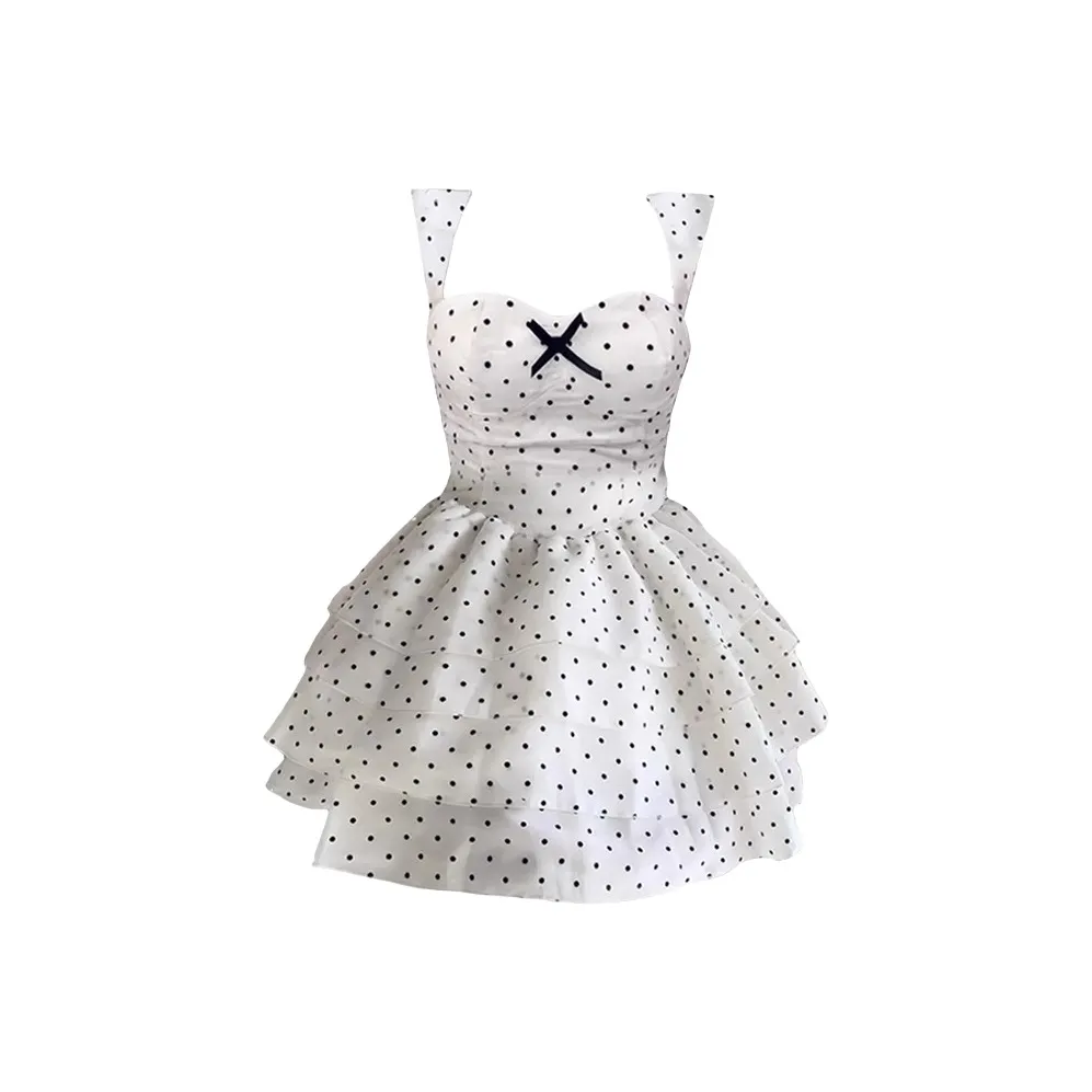 PAZZO Женские Платья без рукавов в горошек