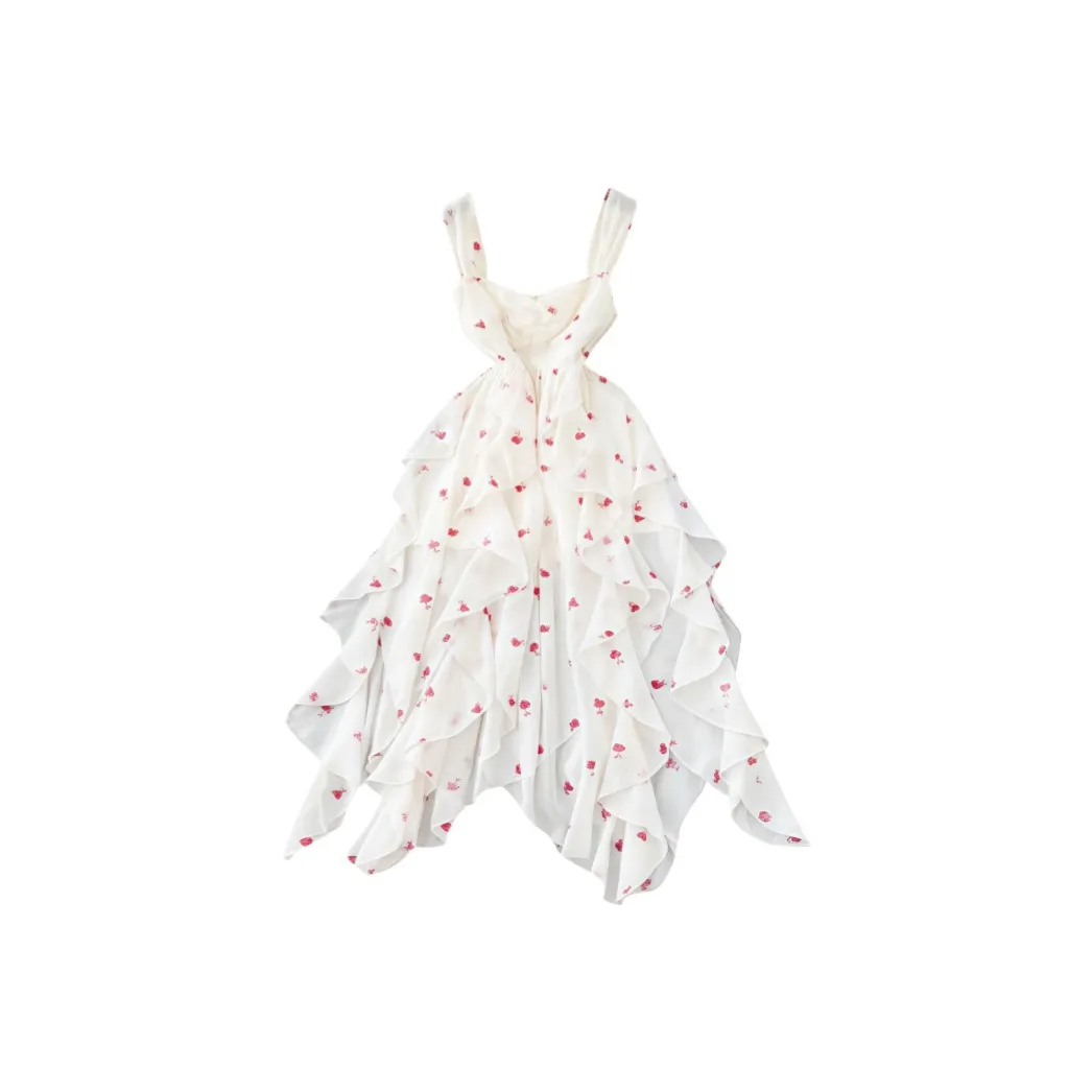 Nathania Белый Цветочный Женские Слиплатья