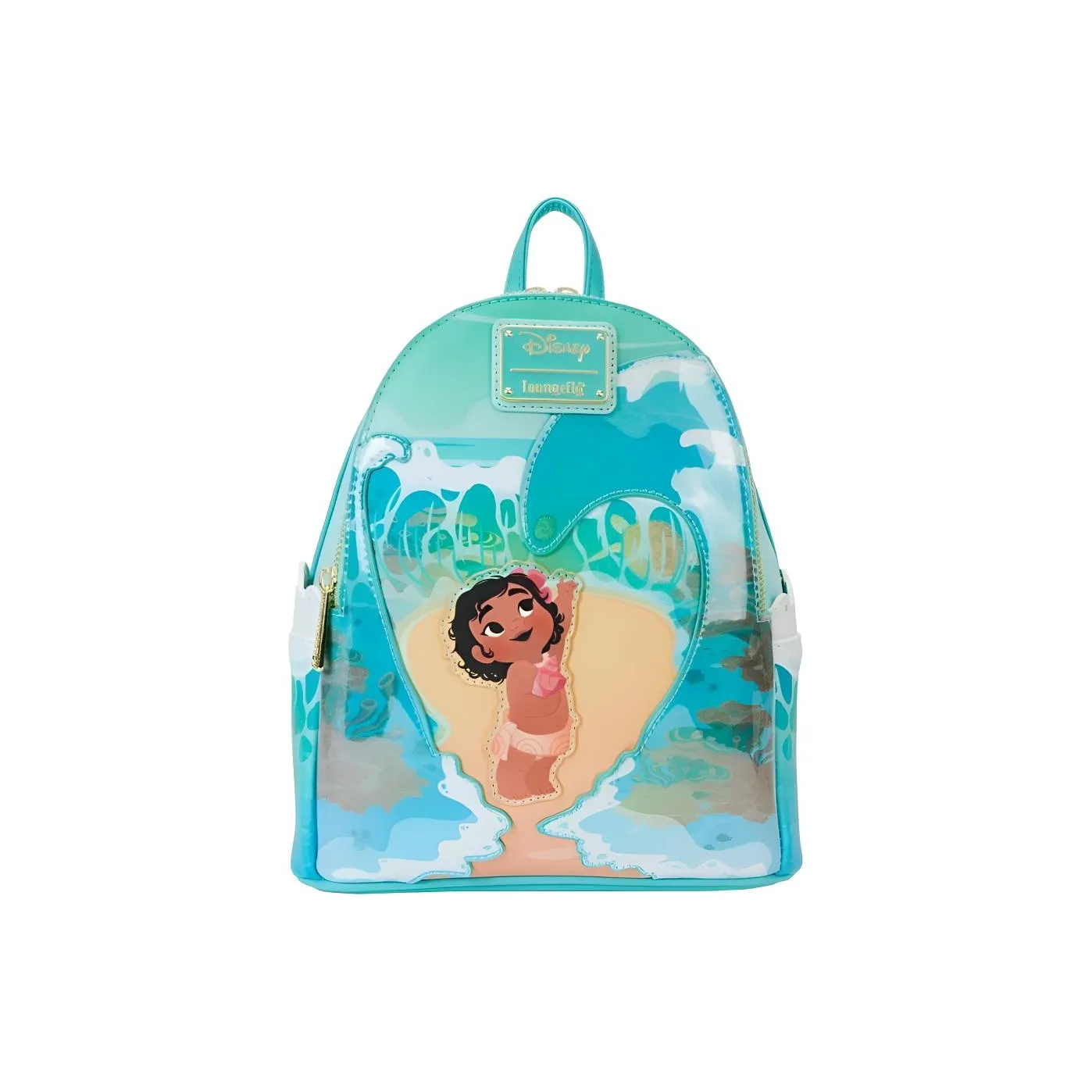 Loungefly Моана Коллаборация Искусственная кожа Рюкзак Мини Женские Океанический Serendipity