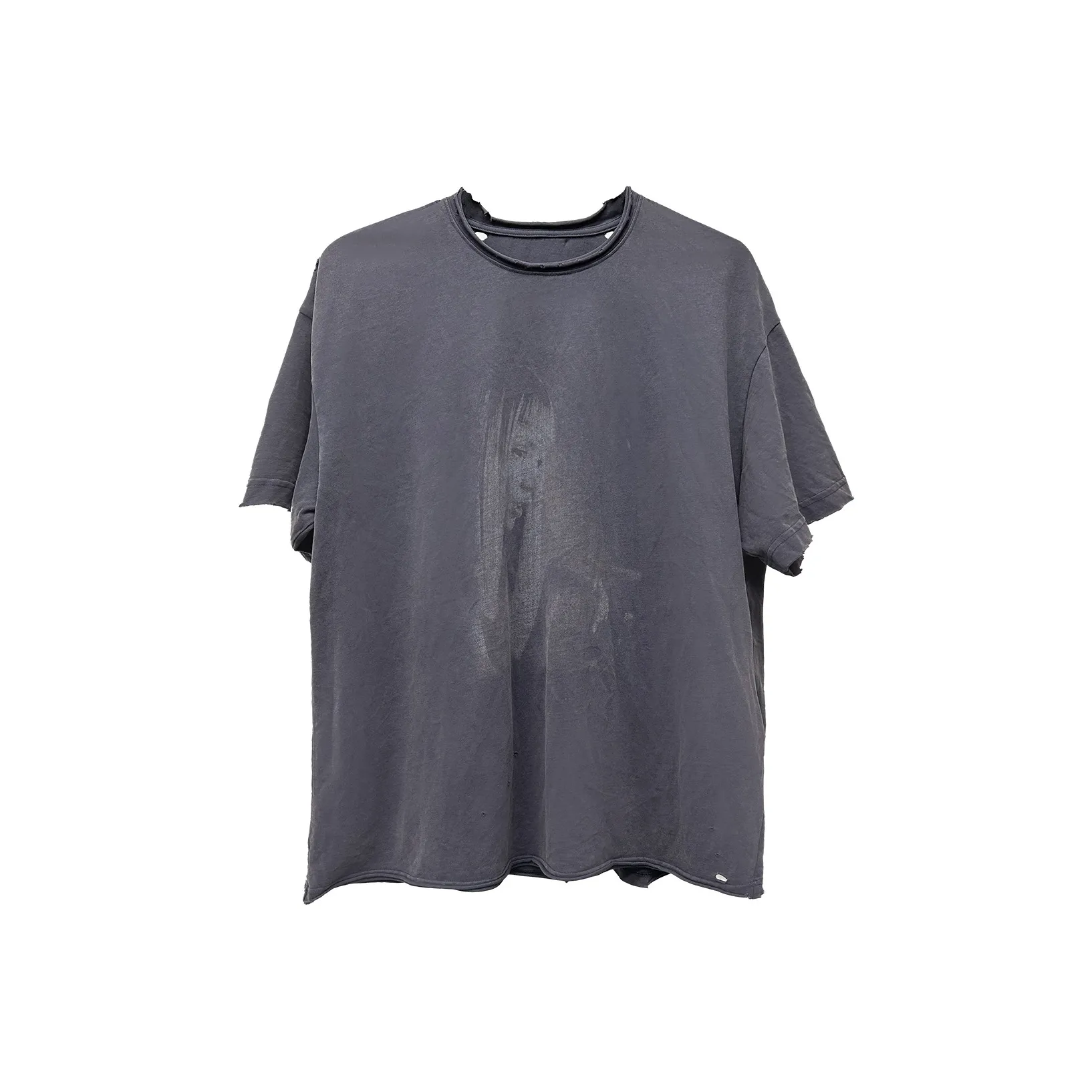 WANNA LAB Серо-фиолетовая унисекс футболка