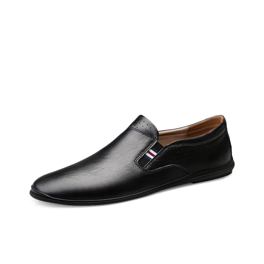 DAOTUSEN Повседневные кожаные туфли с низким верхом мужские