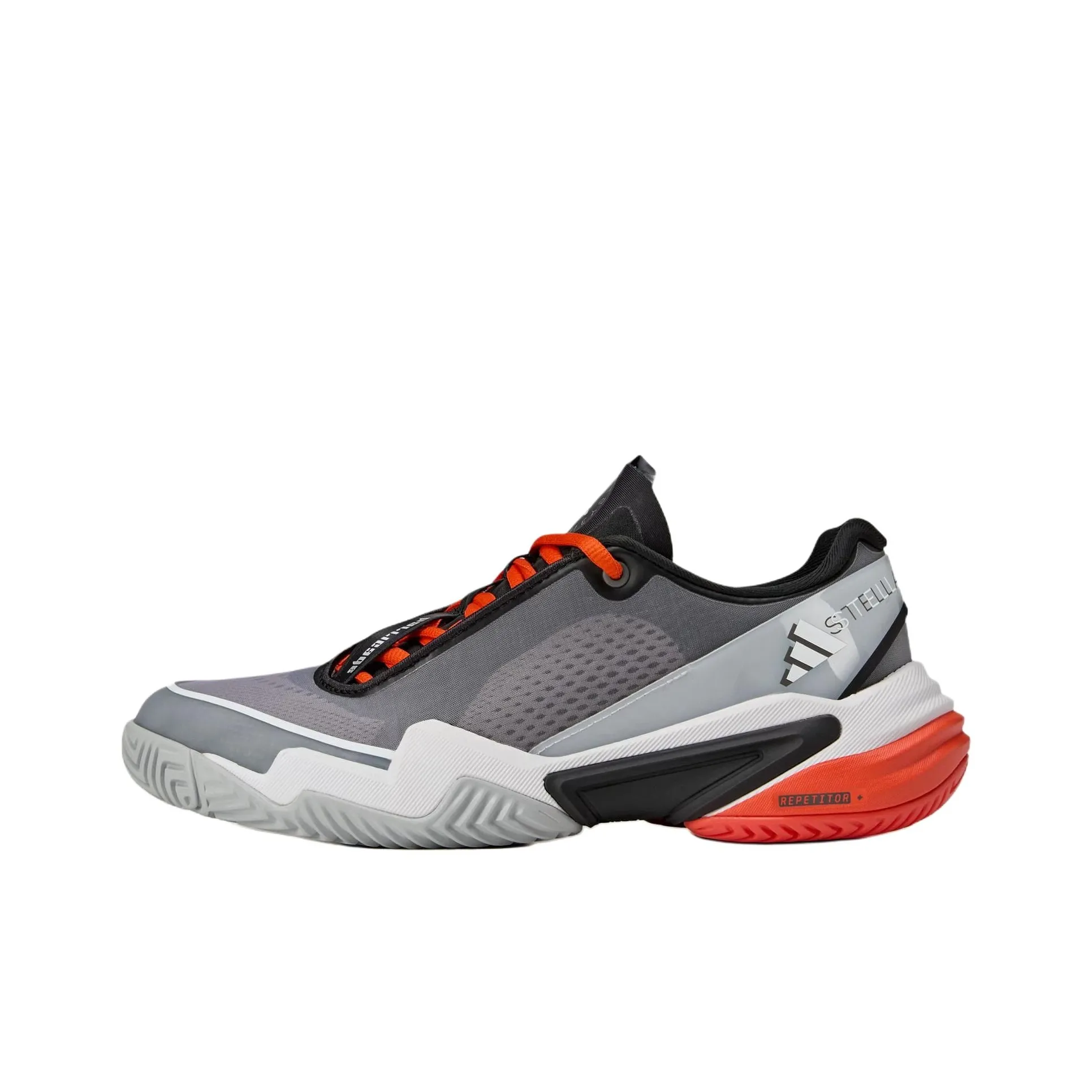 Adidas Barricade Износостойкие Низкие Кроссовки для Тениса Женские Серый Белый