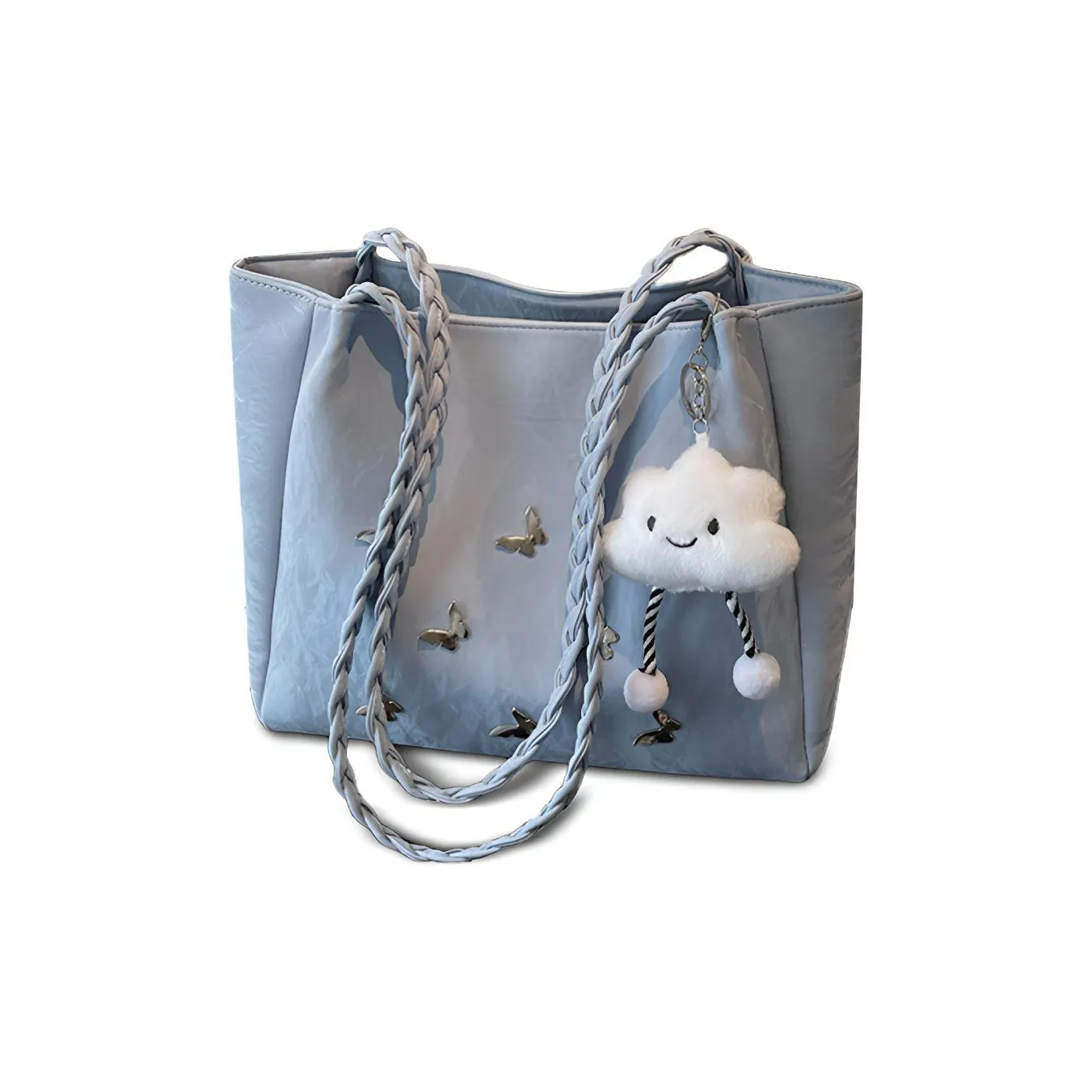 COMELY Сумка из синтетической кожи сумка для покупок сумка через плечо обычная женская синяя