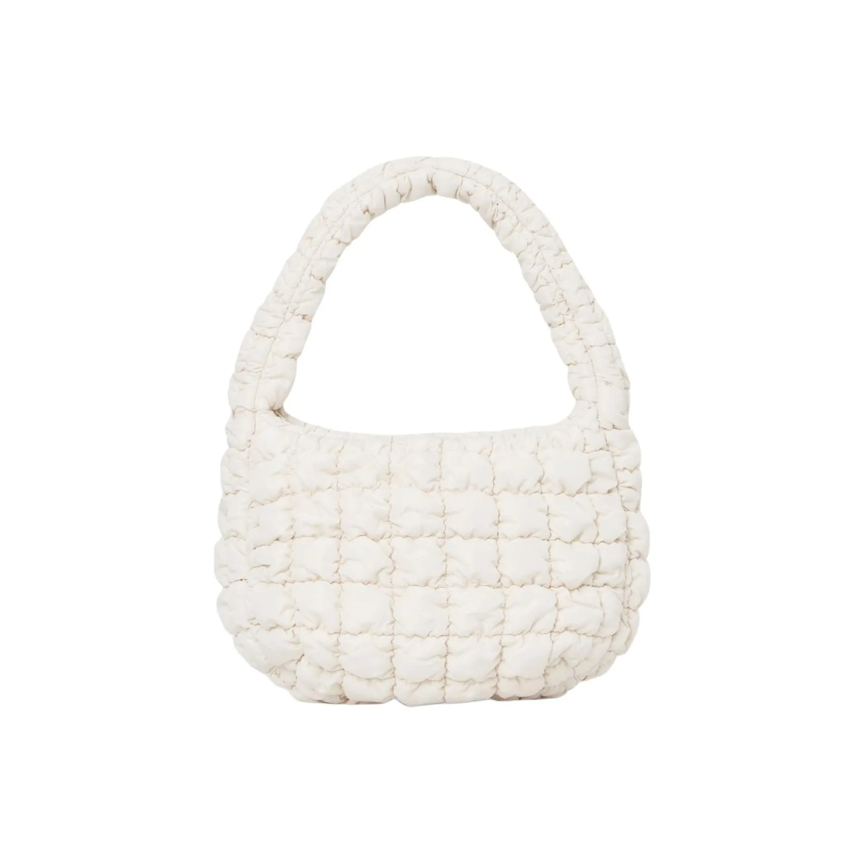 COS Полиэстер Облачная Сумка Сумка через плечо Мини Женская Экрю