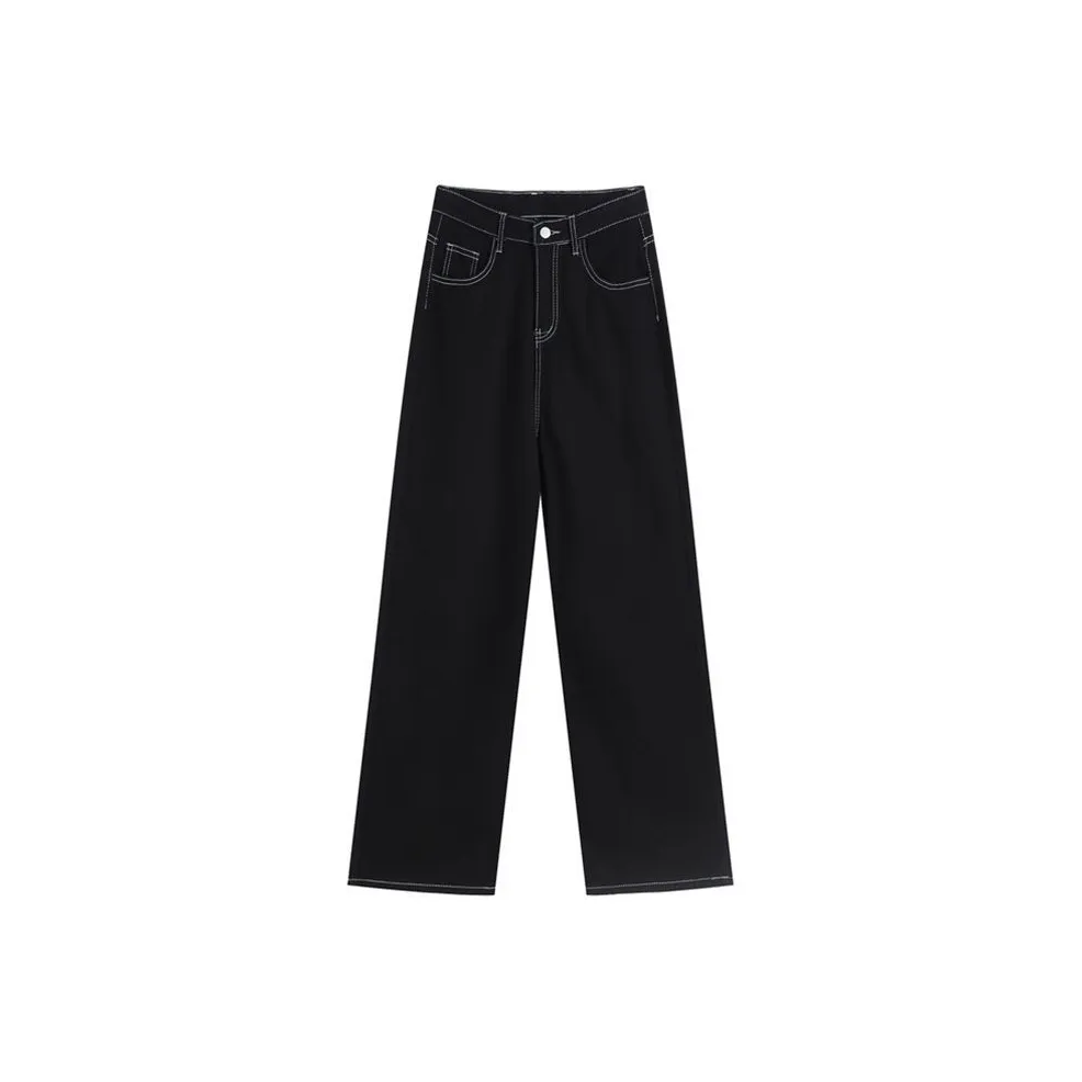 YICHEN Черные Женские Джинсы