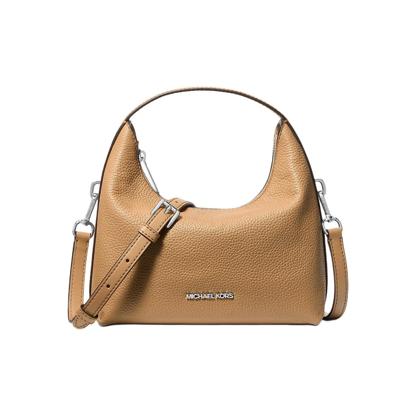 MICHAEL KORS Ember Пескоструйная кожа Сумка через плечо Сумка Маленькая Женская Арахис