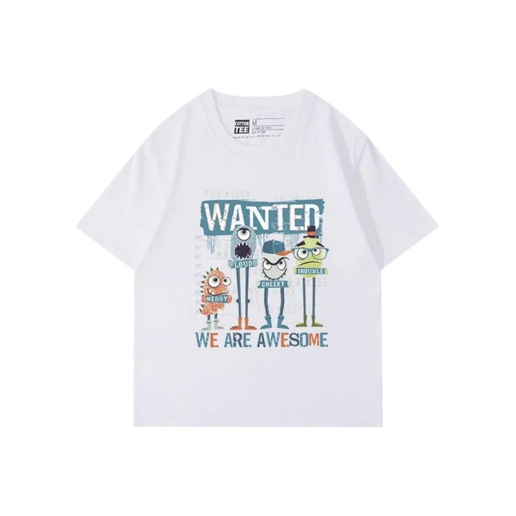 IUNOP Харадзюку Boyfriend Стиль Свободный крой Белый Универсальный Студенческий Половина рукава Рубашка Женская