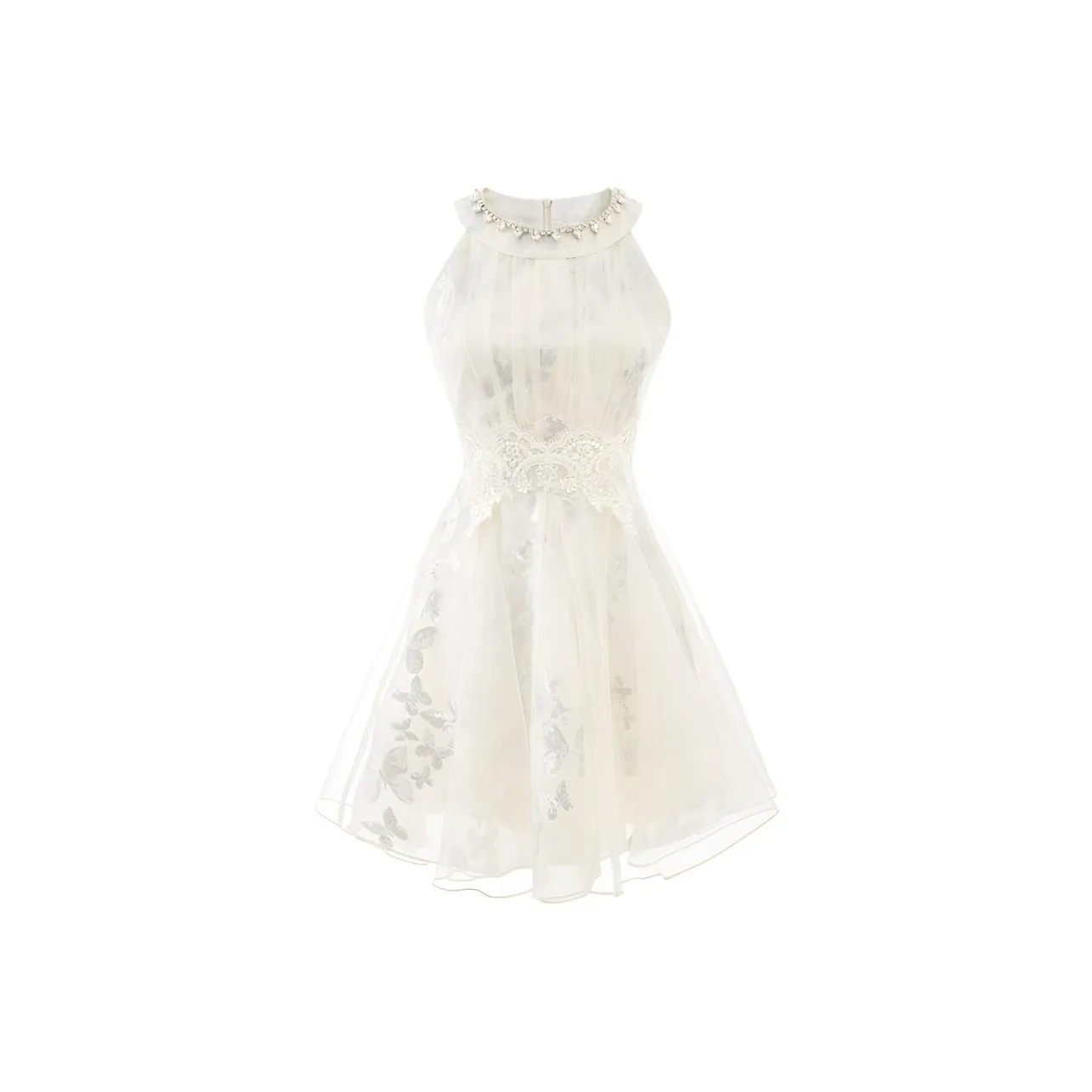 SEAR OFFICIAL Бабочка Серебряный Женские Слиплатья