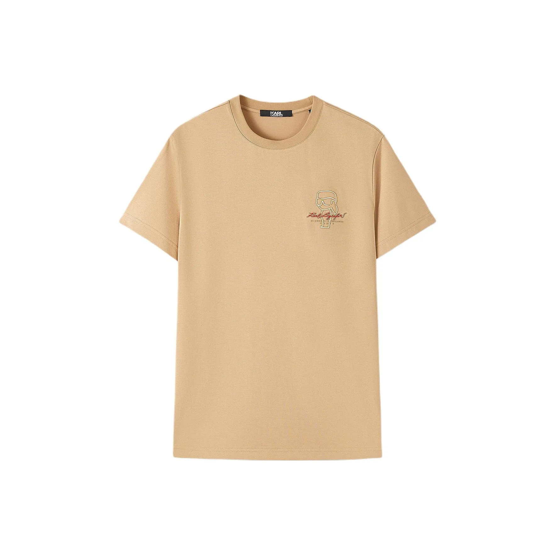 Karl Lagerfeld T-Shirt Мужской Хаки