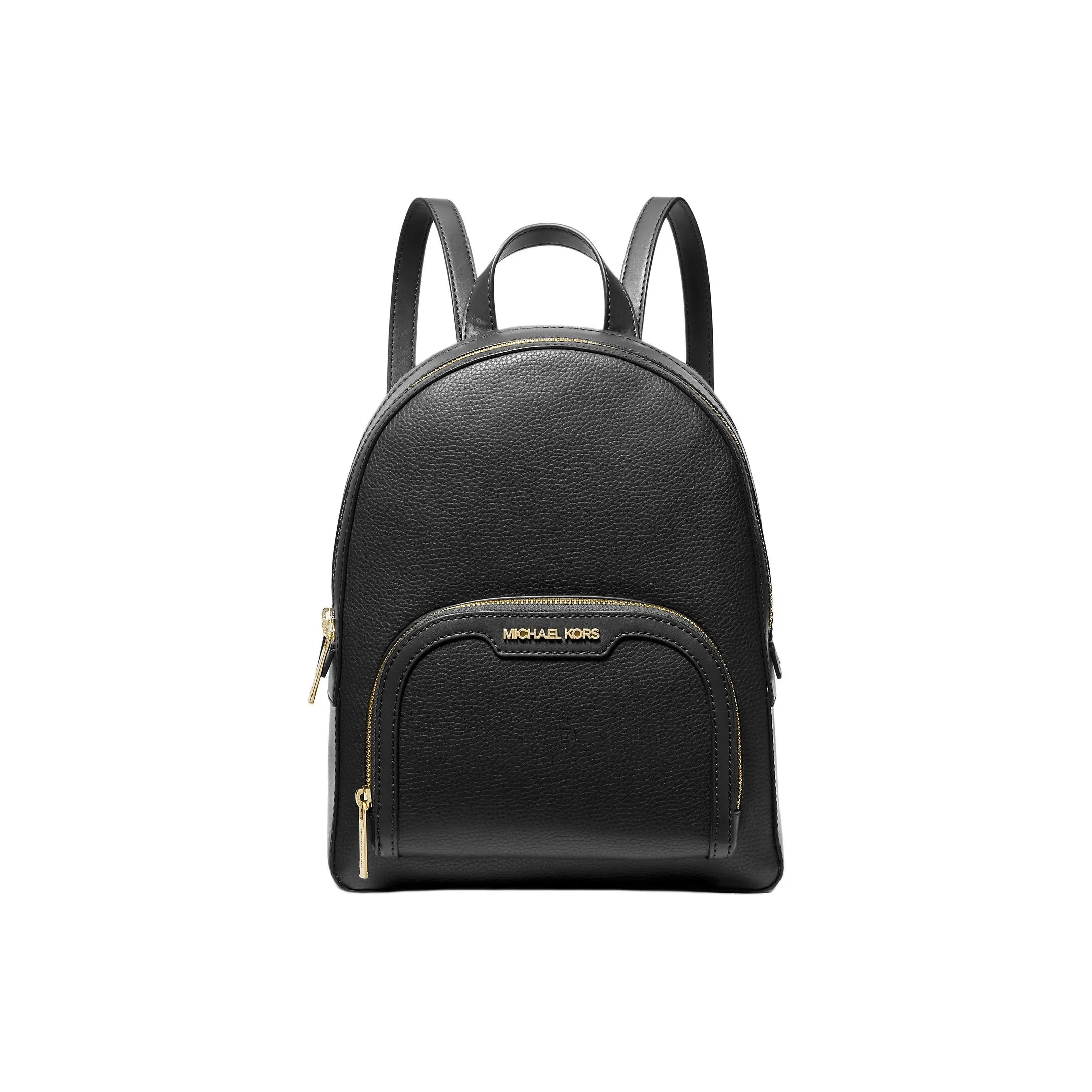 MICHAEL KORS Litchi Grain Leather Backpack Medium Size Women's Black