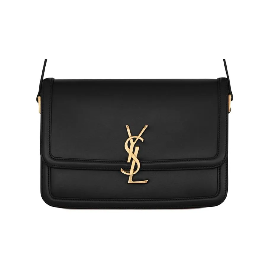 SAINT LAURENT Monogram Leather Shoulder Bag