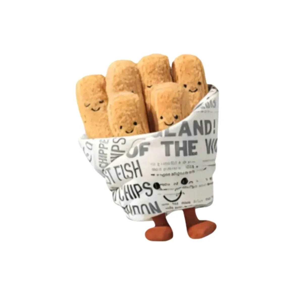 JELLYCAT Fun Food Collection AMUSEABLES COSY CHIPS Fried French Fries Box Included Dolls Plush Doll Trumpets High