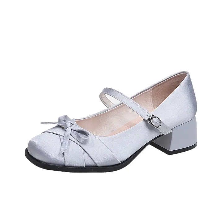 JEPSEN Квадратный каблук Mary Jane Женские туфли