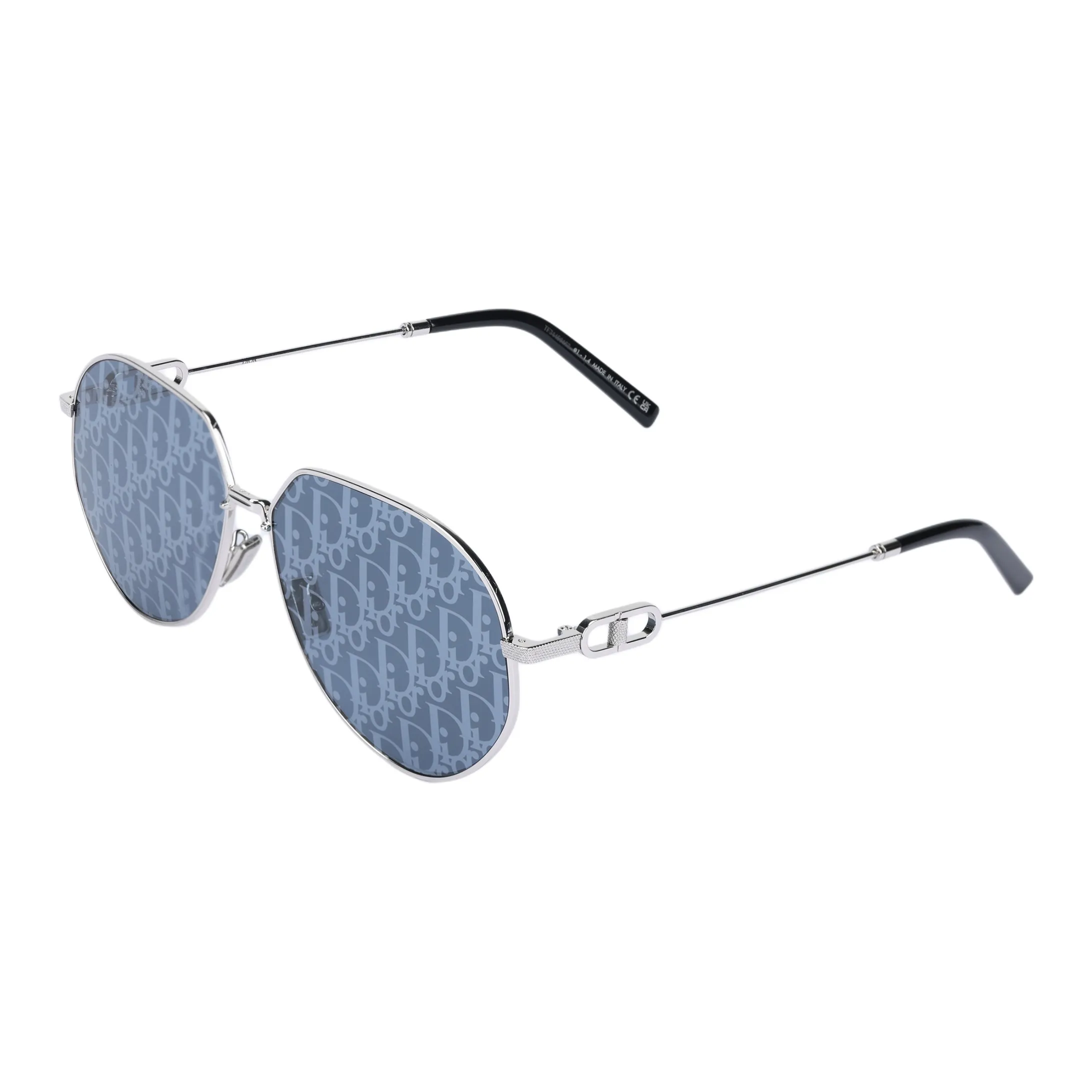 DIOR Plate Frame Aviator Sunglasses Men's