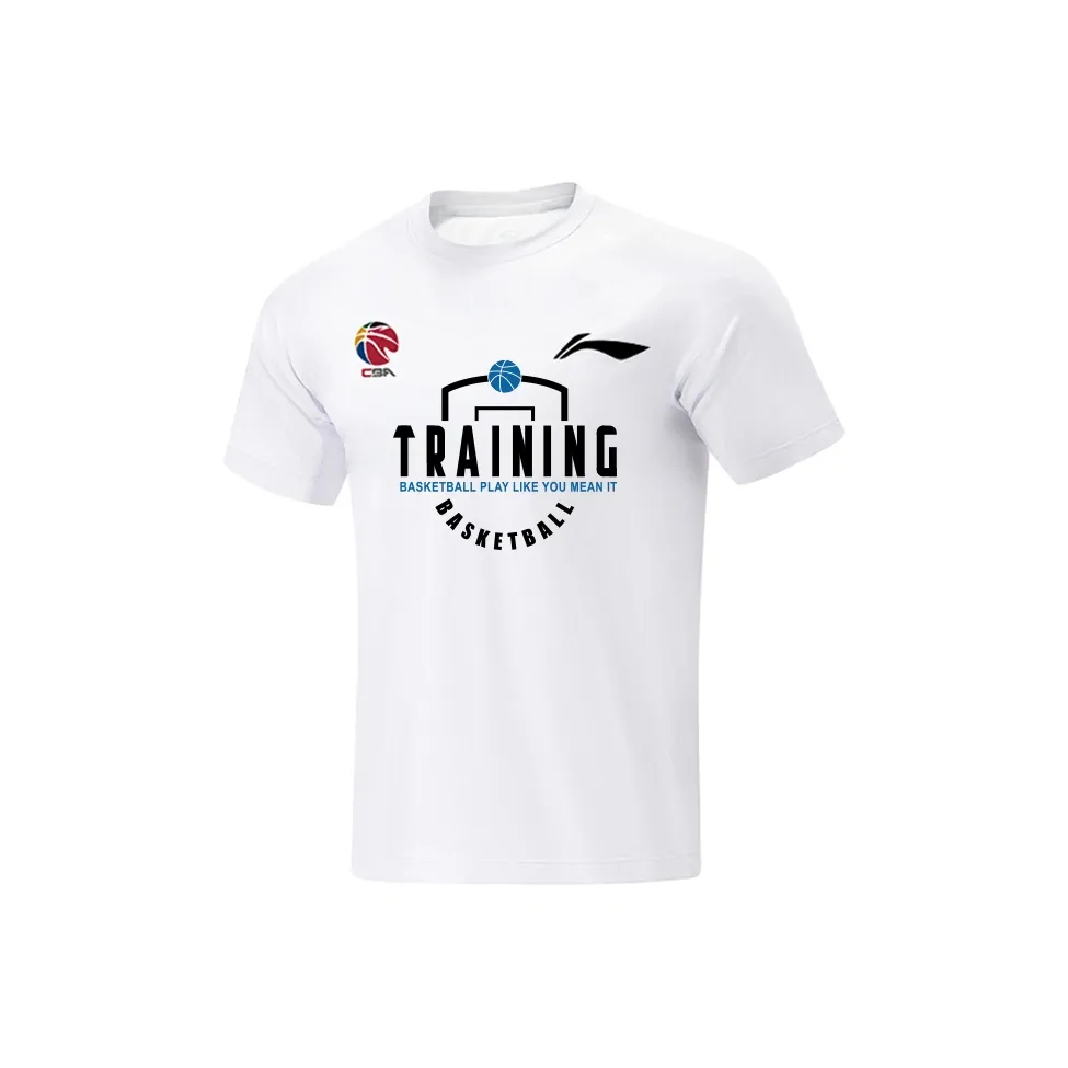 Подкладка Короткий рукав Т-рубашка Унисекс Белый