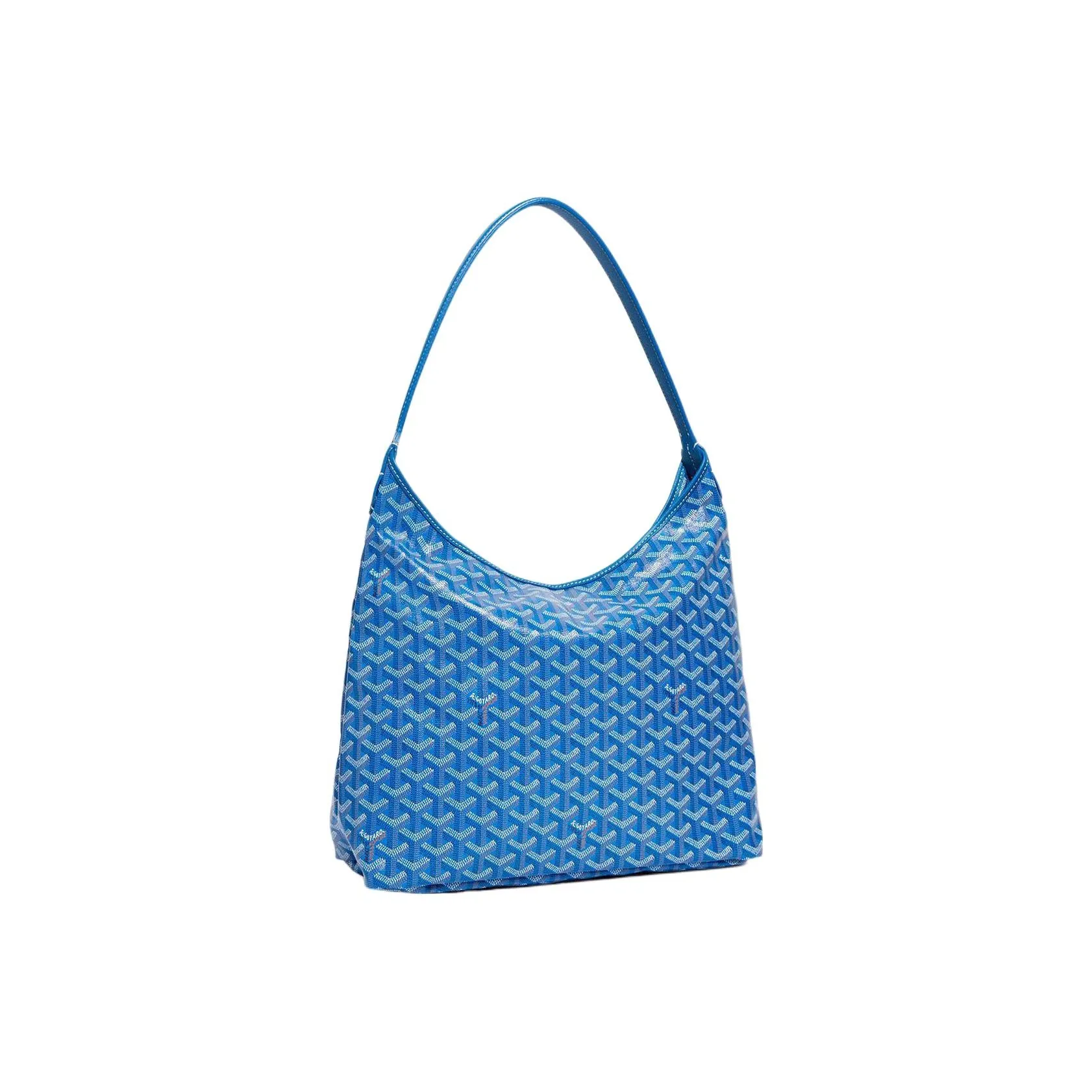 GOYARD Bohème Hobo Canvas With Leather Shoulder Bag Combo Bag Shoulder Bag Regular Women's Sky Blue