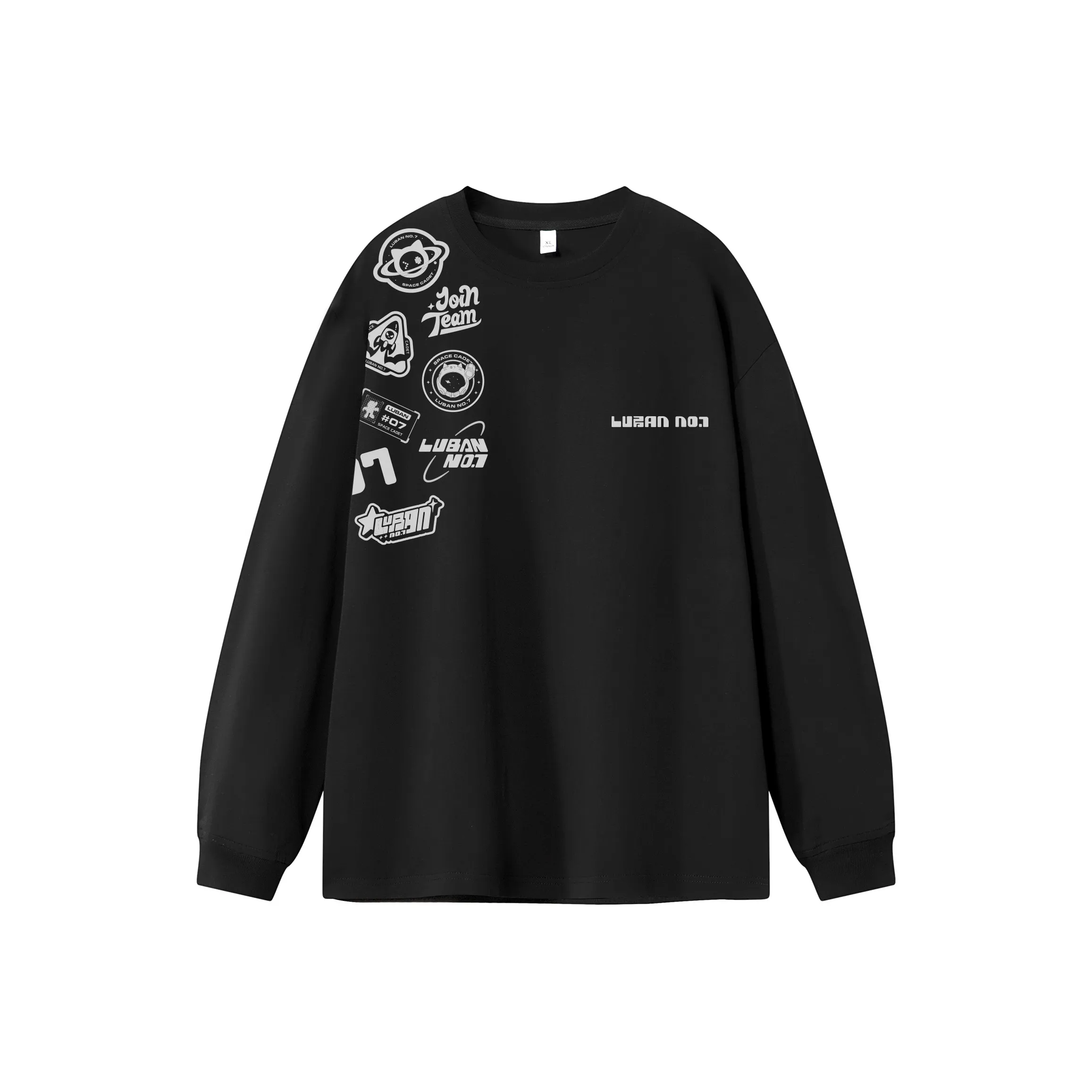 Honor of Kings Длинный рукав T-рубашка Luban №7 Звездное небо Dream Edition Унисекс