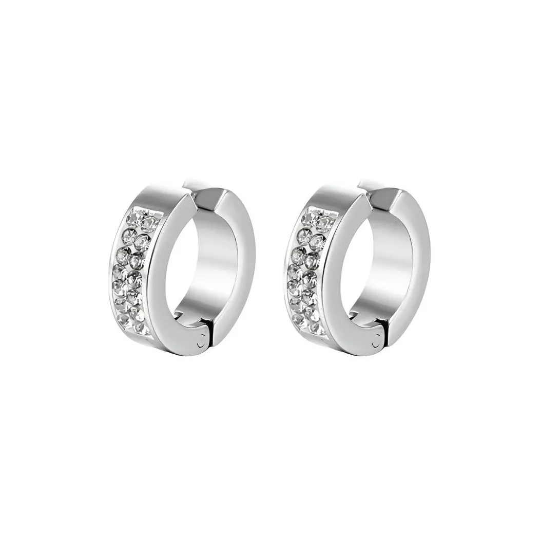 GUDUD Титановая сталь Нижняя заколка Серьги On Unisex