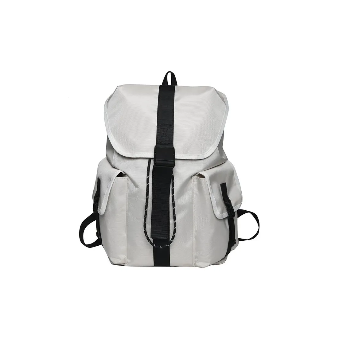 SWIMADE Нейлоновый рюкзак стандартный (стандартный) унисекс экрю черный