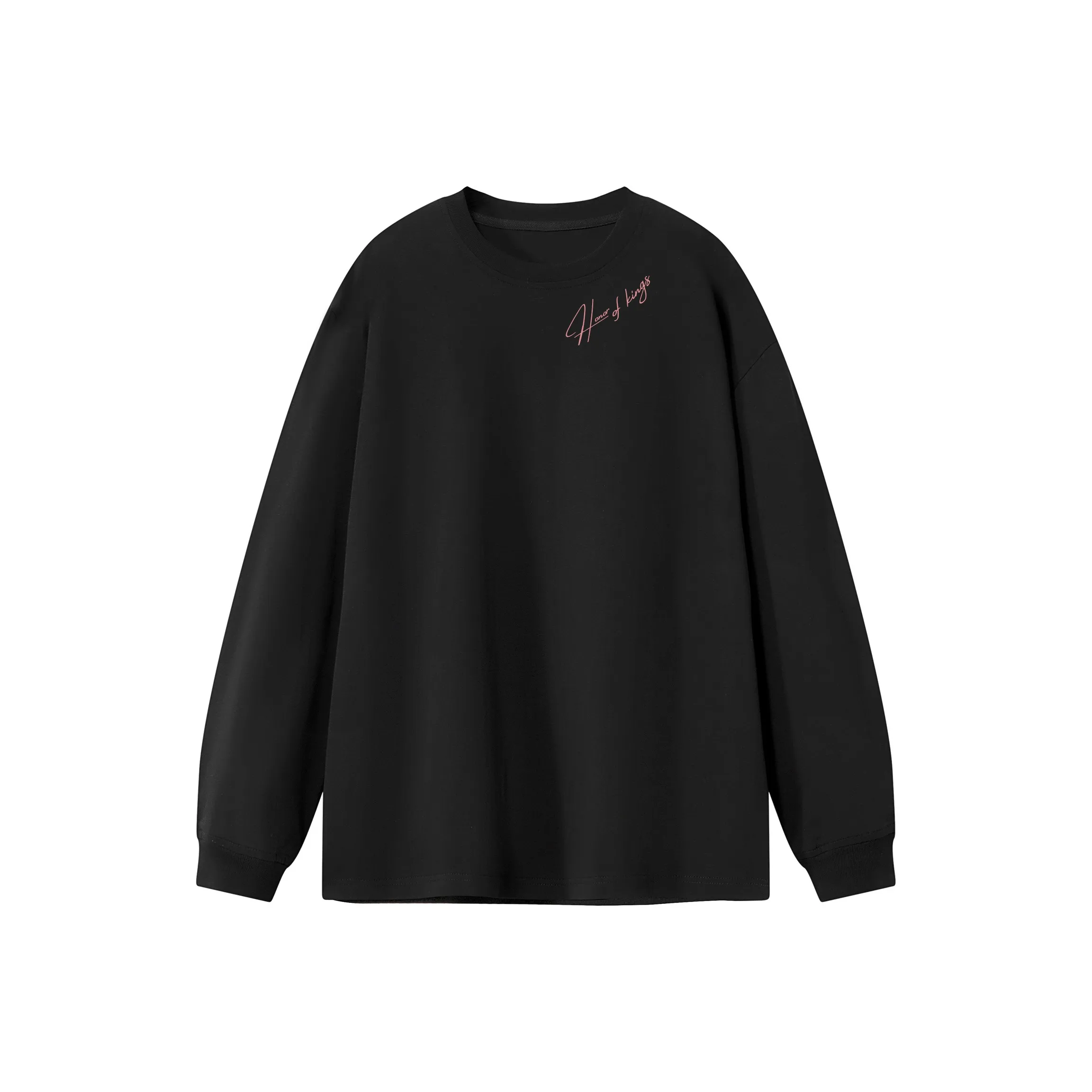 Honor of Kings Длинный рукав Т-рубашка Слоган Секция Унисекс