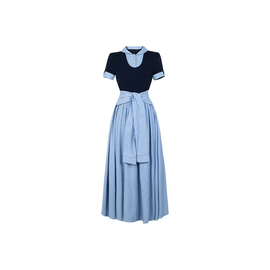 Летнее короткое платье с короткими рукавами женское