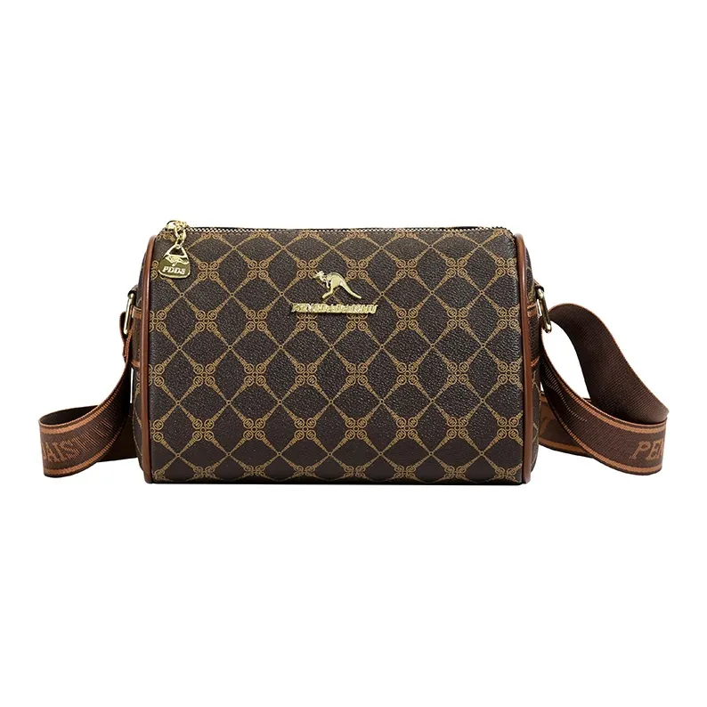 YUANTUZHE ПУ (полиуретан) Сумка через плечо Стандартная Женская Кофейного цвета