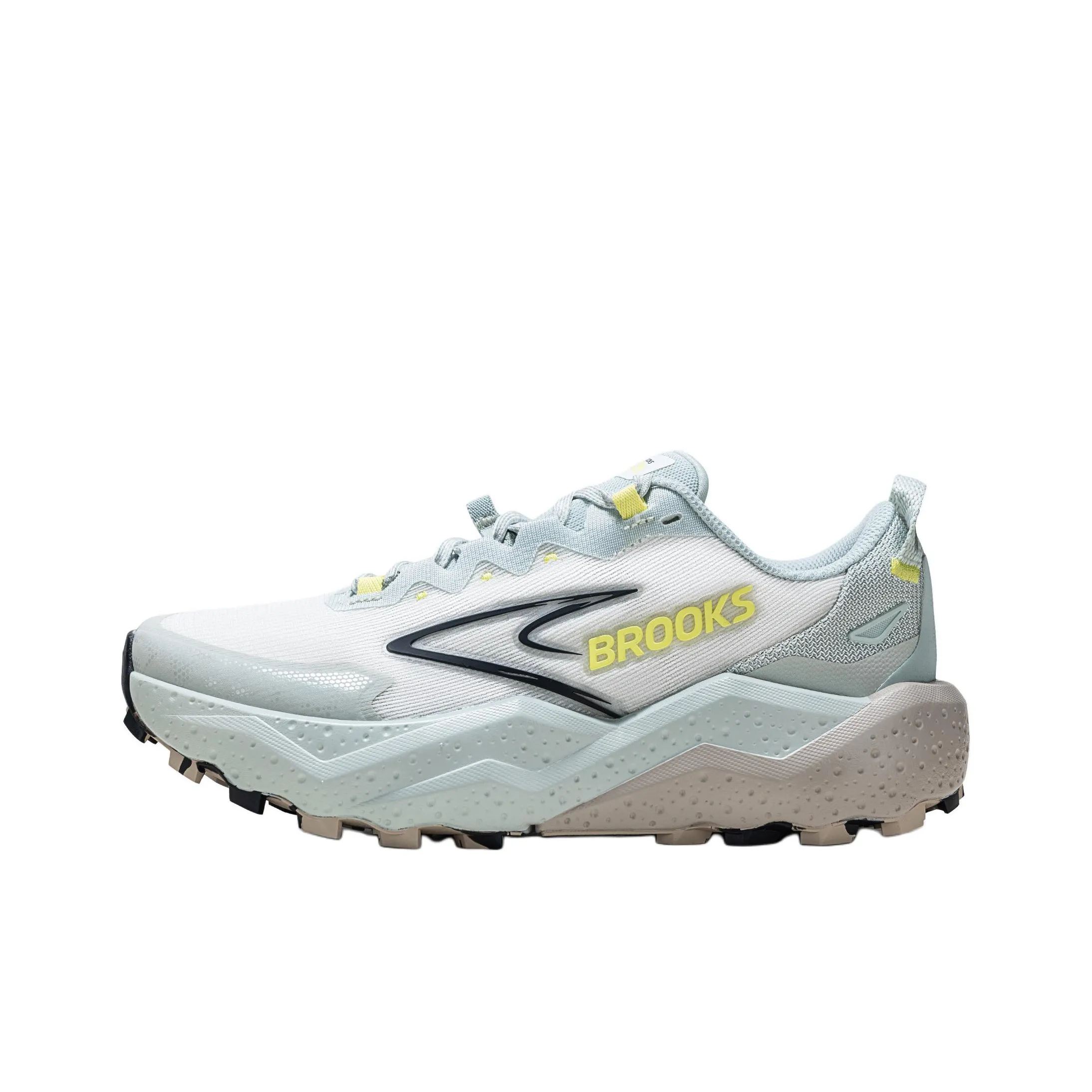 Brooks Caldera 8 Slip-on Устойчивый к истиранию Дышащий Поддерживающий Низкий Топ Беговые кроссовки Женские Синий