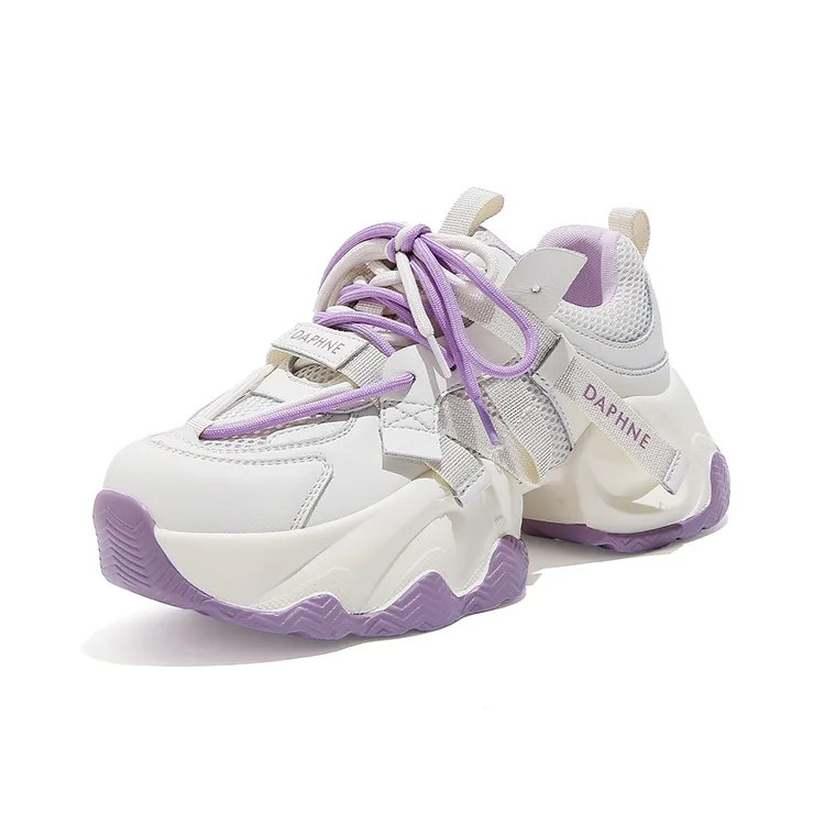 DAPHNE Поддержка Рекомендуемый рост Увеличение Низкий Топ Толстая подошва Кроссовки Женские