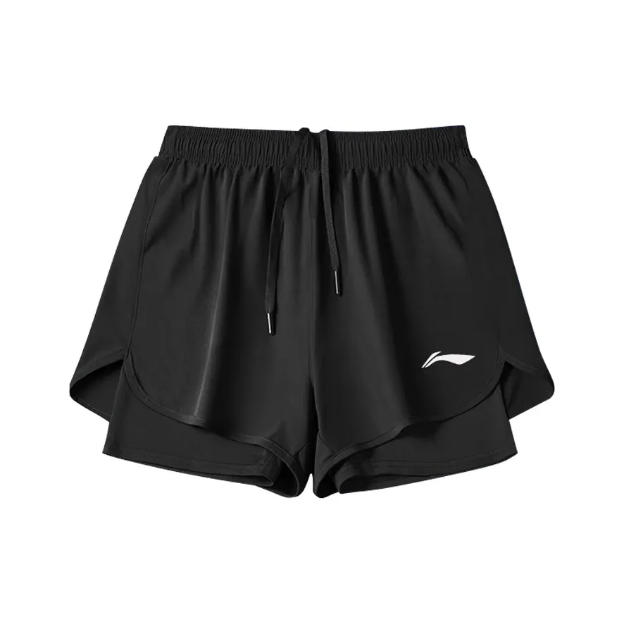 LINING Классический черный Женские Форма Женские Спортивные шорты