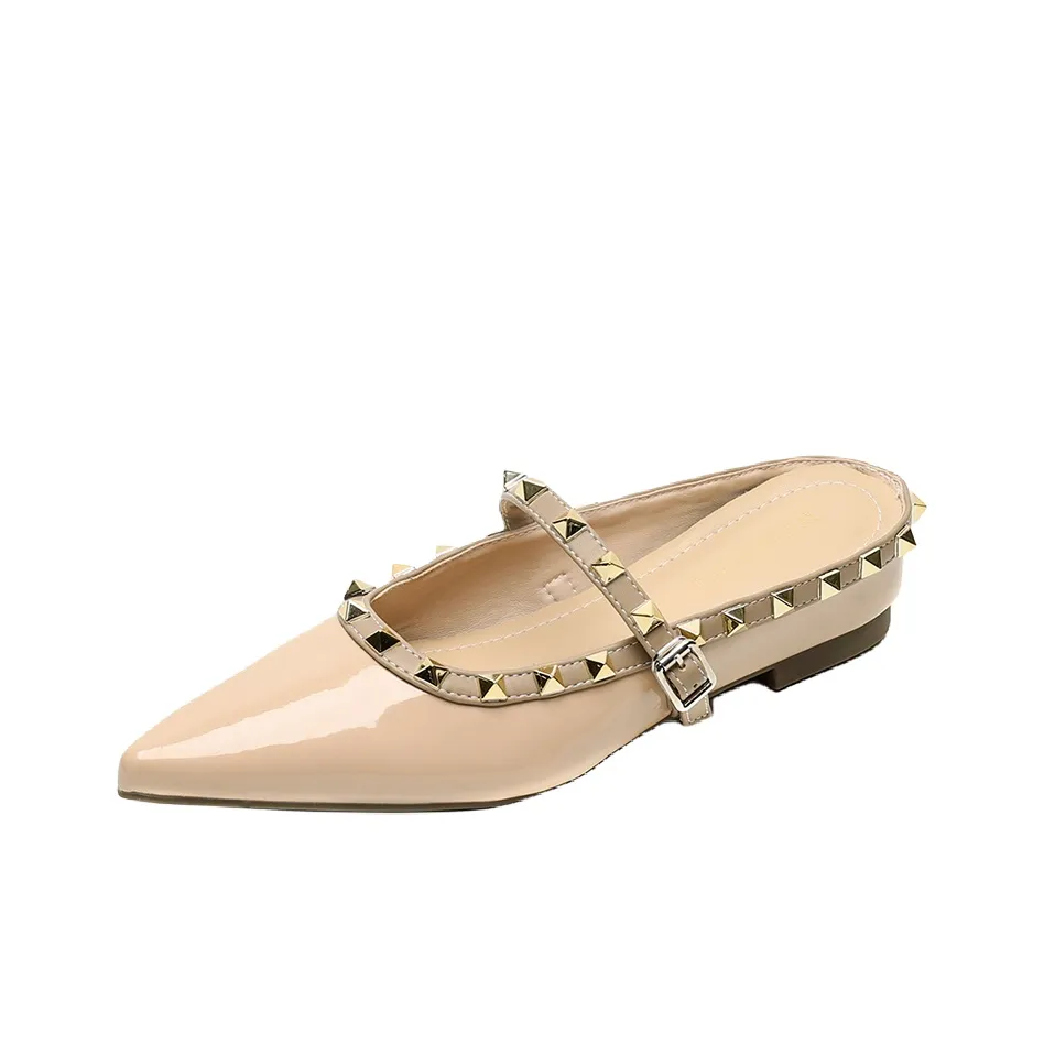 MADALLO Антизапахивающие Устойчивые к истиранию Домашние тапочки Женские Нюдовый