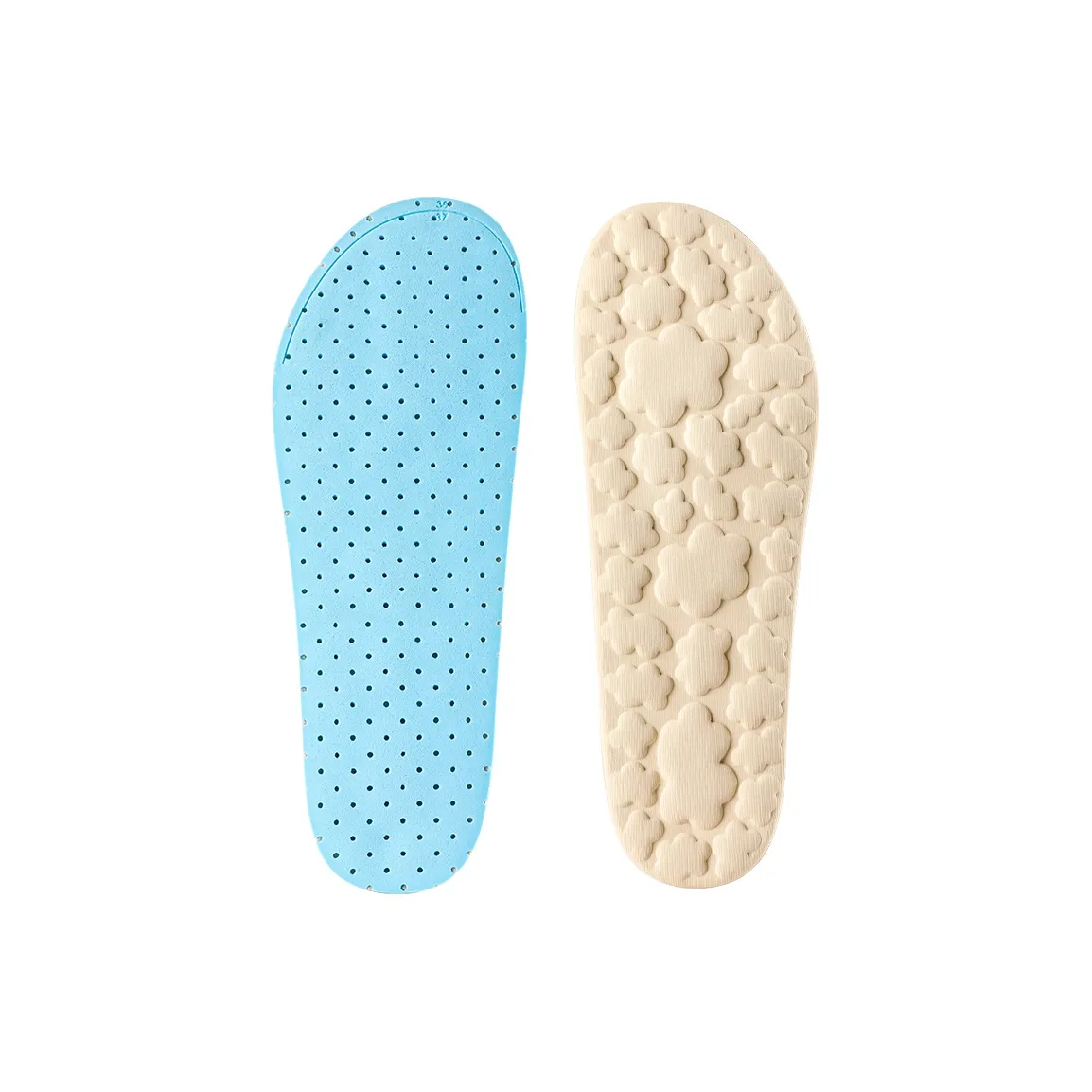 Footprint Tribe Дышащий Ice Silk Эластичная ткань Стельки Унисекс