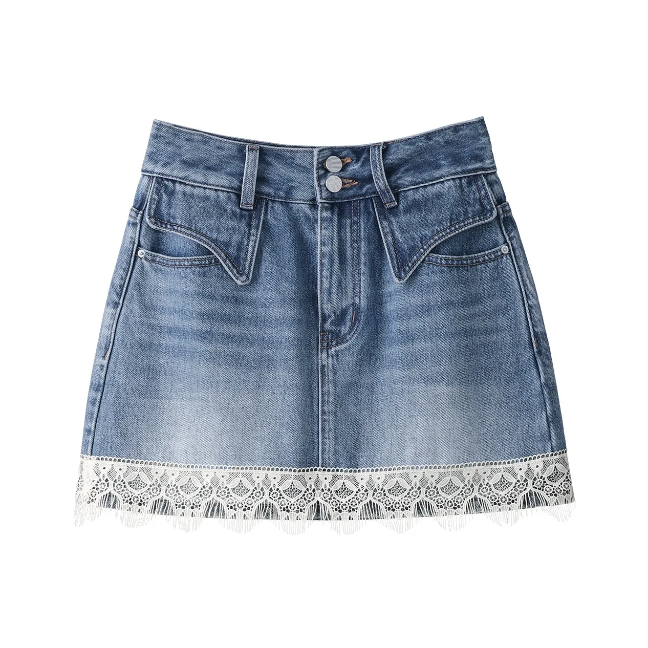 Fstudio Джинсовые короткие юбки для женщин